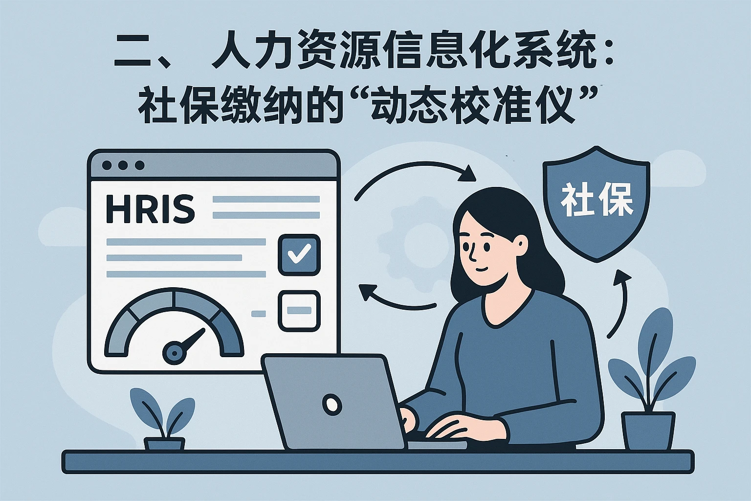 二、人力资源信息化系统：社保缴纳的“动态校准仪”