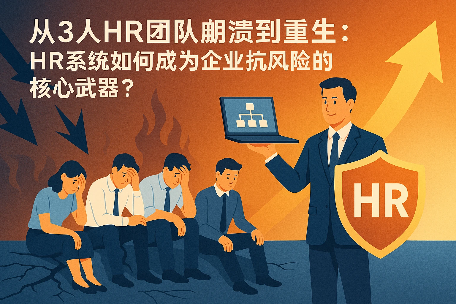 从3人HR团队的崩溃到重生：HR系统如何成为企业抗风险的核心武器？