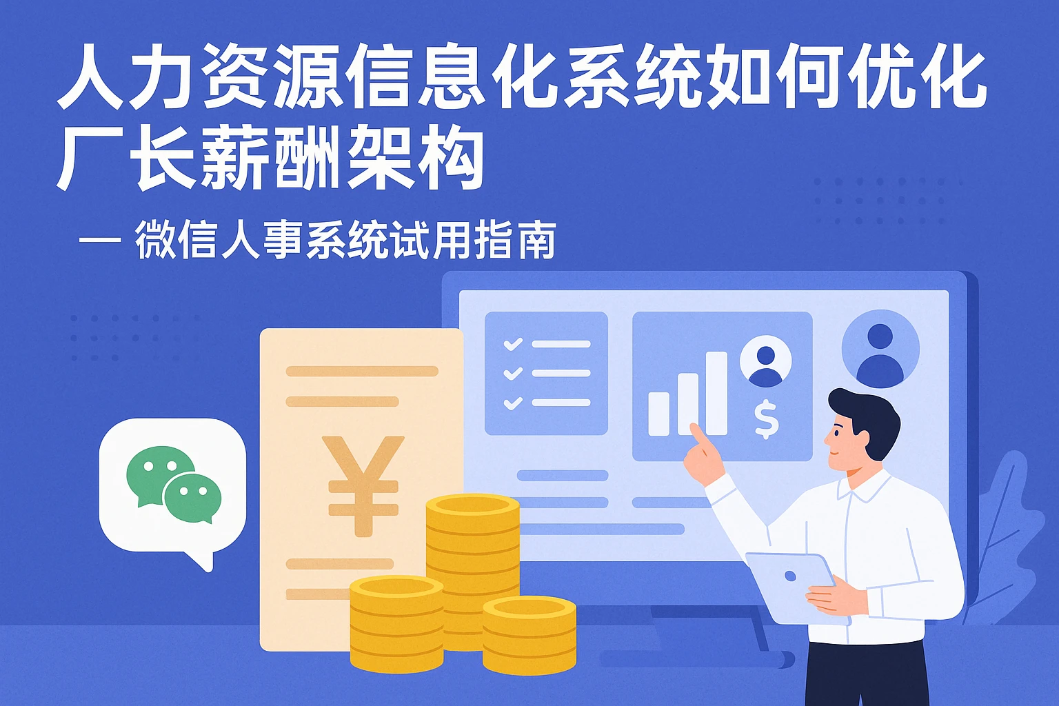 人力资源信息化系统如何优化厂长薪酬架构 - 微信人事系统试用指南
