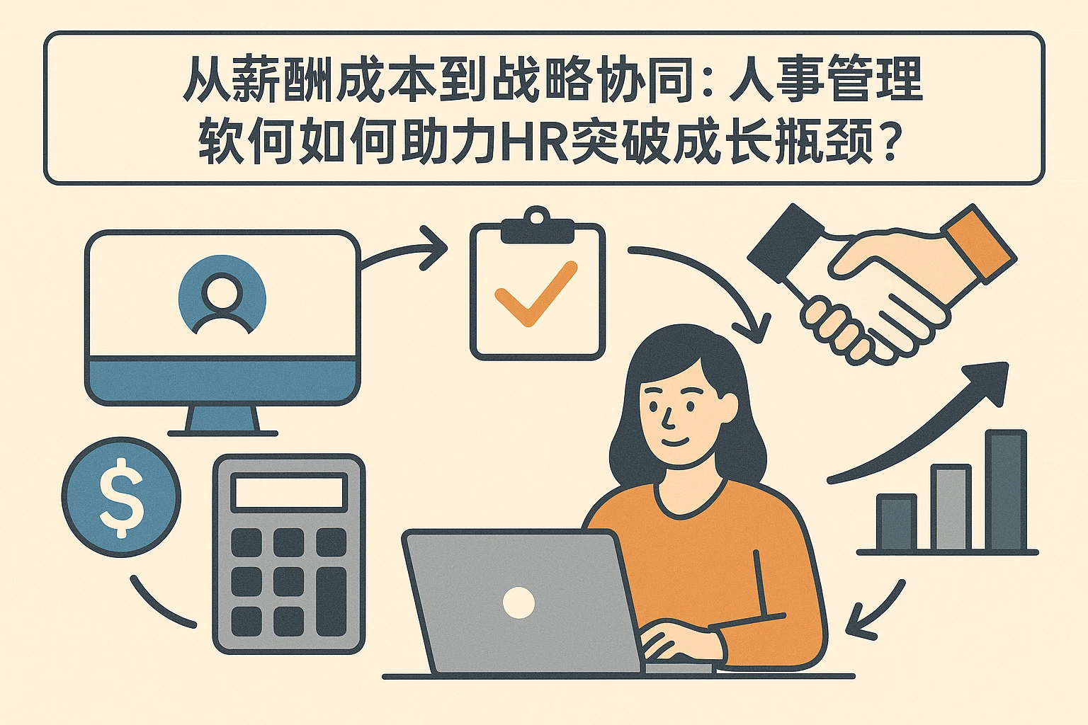 从薪酬成本到战略协同:人事管理软件如何助力HR突破成长瓶颈?