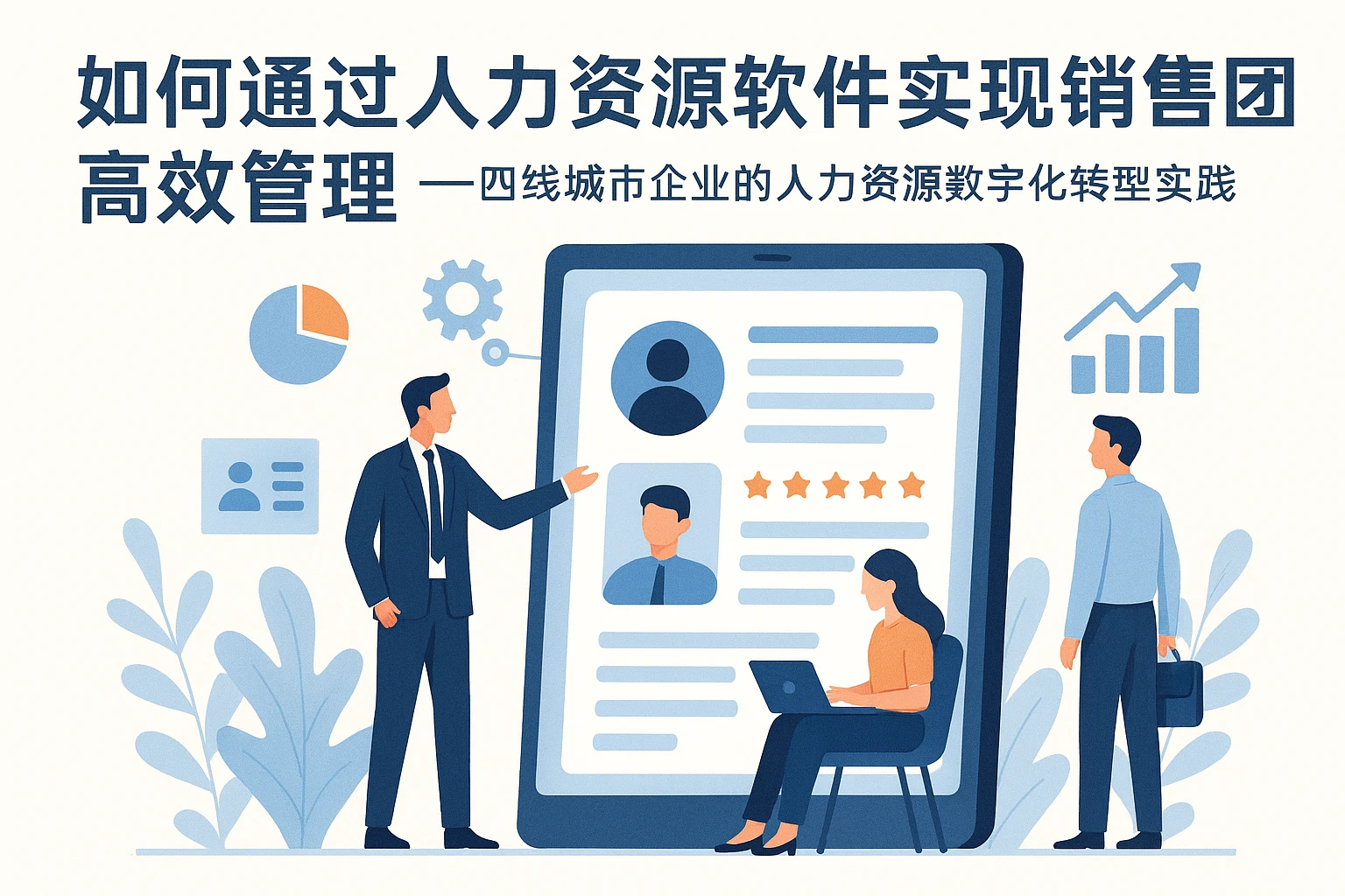 如何通过人力资源软件实现销售团队高效管理——四线城市企业的人力资源数字化转型实践