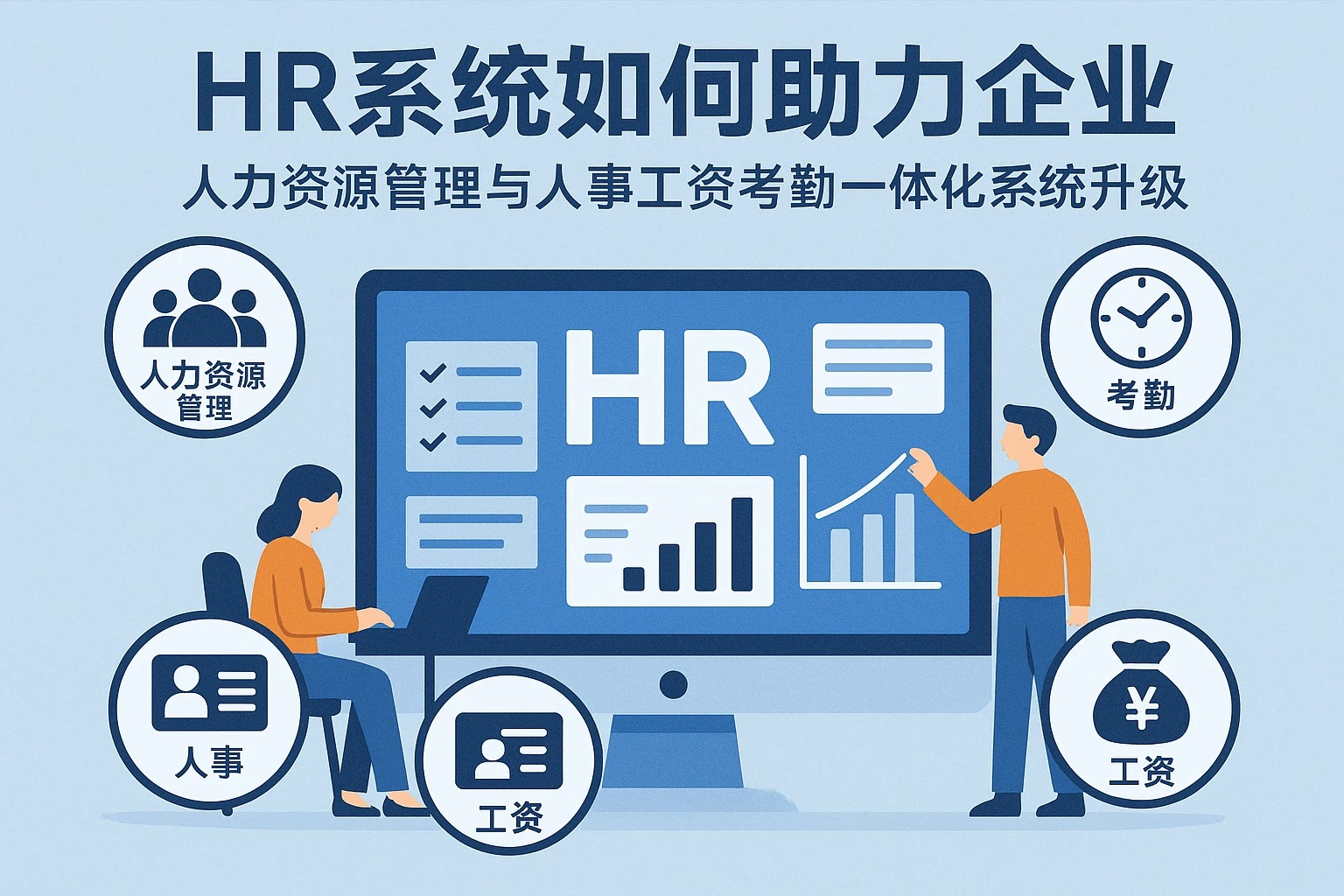 HR系统如何助力企业人力资源管理与人事工资考勤一体化系统升级