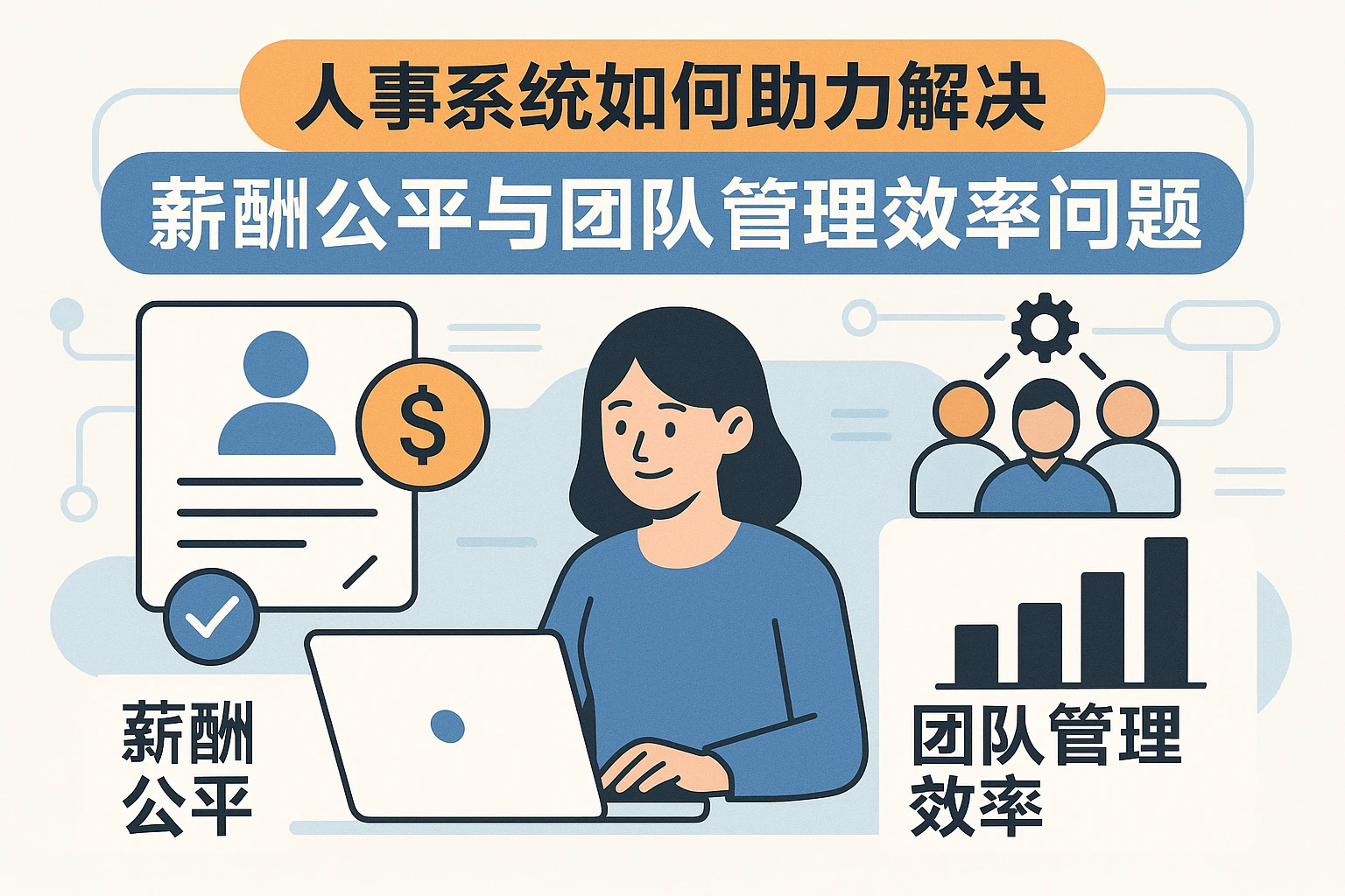 人事系统如何助力解决薪酬公平与团队管理效率问题