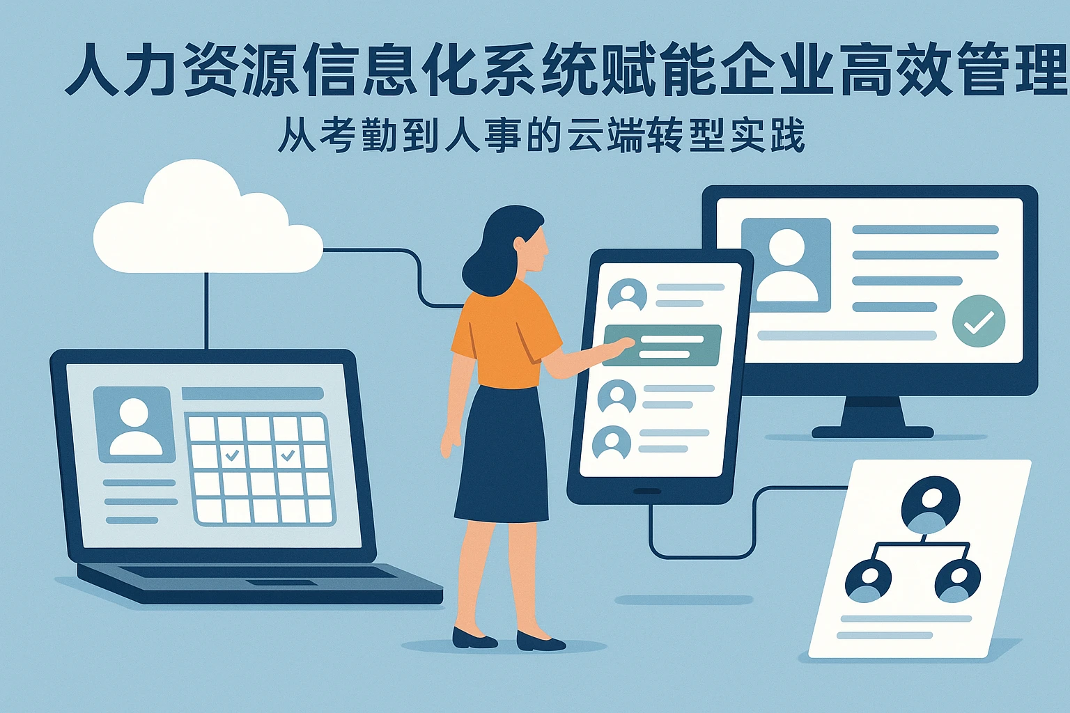 人力资源信息化系统赋能企业高效管理:从考勤到人事的云端转型实践