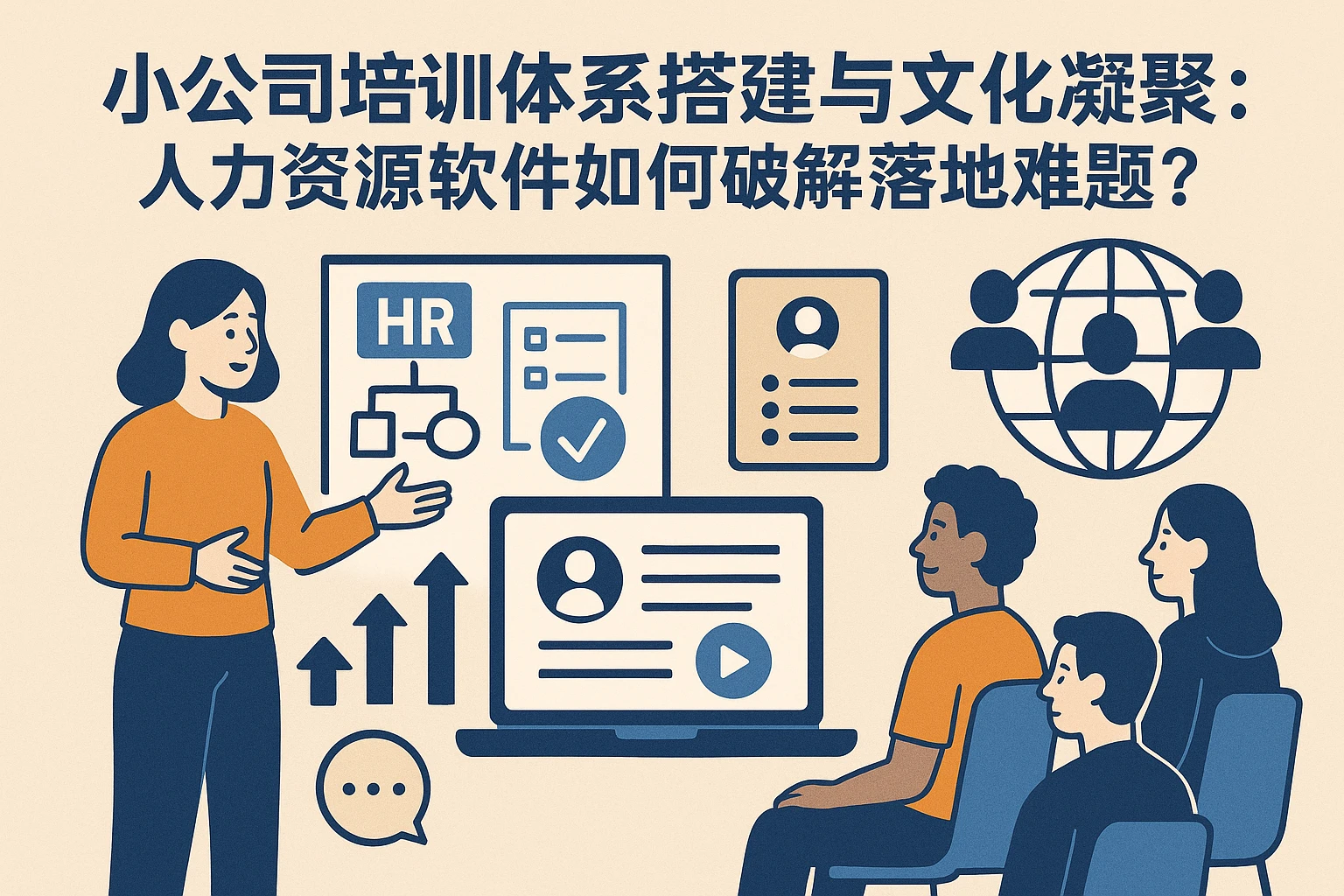 小公司培训体系搭建与文化凝聚:人力资源软件如何破解落地难题?