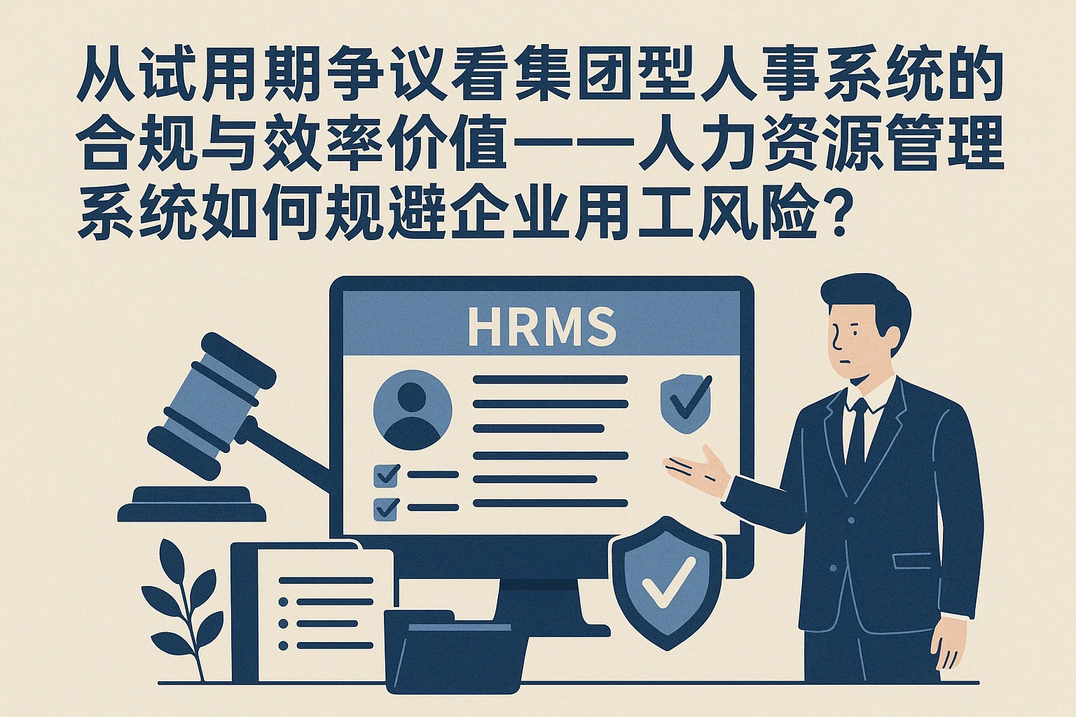 从试用期争议看集团型人事系统的合规与效率价值——人力资源管理系统如何规避企业用工风险？