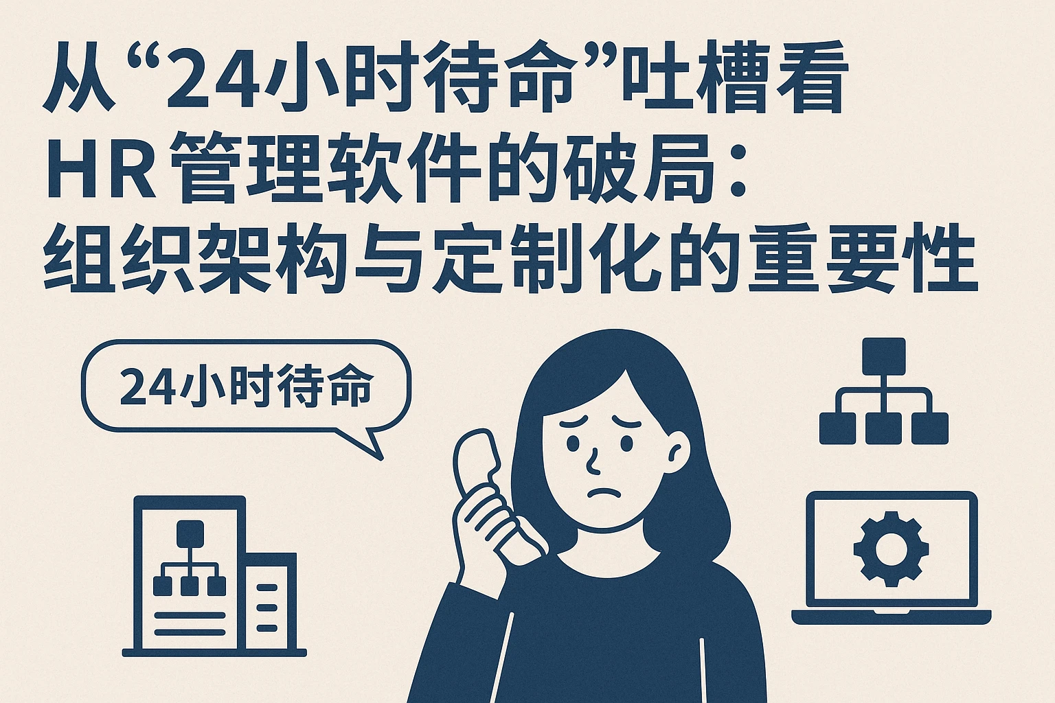 从“24小时待命”吐槽看HR管理软件的破局:组织架构与定制化的重要性