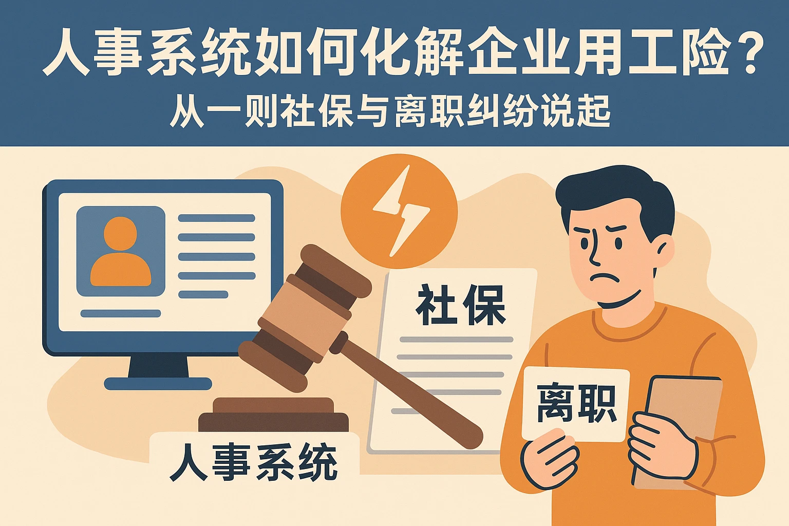 人事系统如何化解企业用工风险？从一则社保与离职纠纷说起