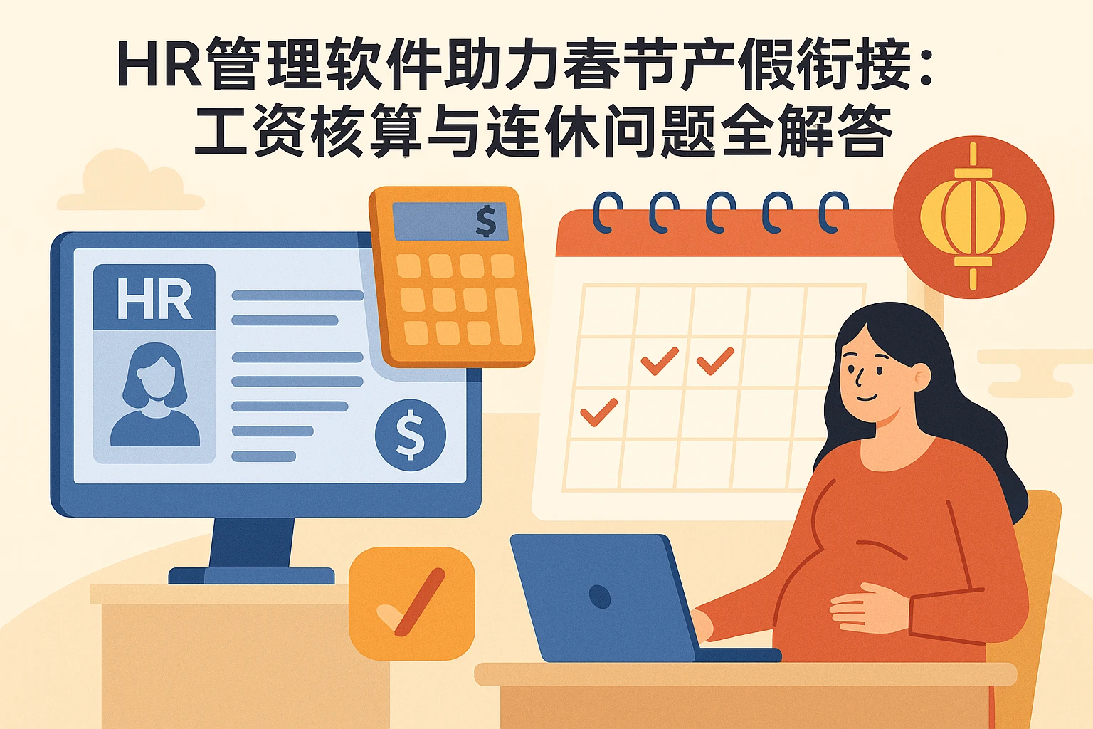 HR管理软件助力春节产假衔接：工资核算与连休问题全解答