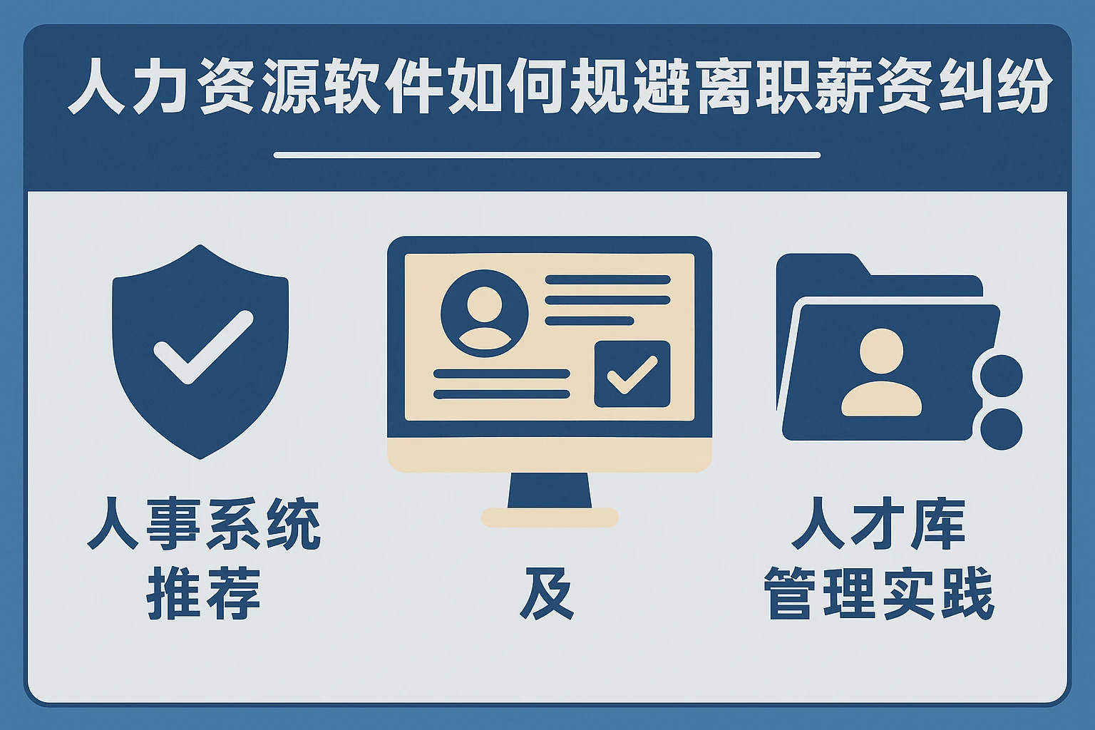 人力资源软件如何规避离职薪资纠纷？人事系统推荐及人才库管理实践