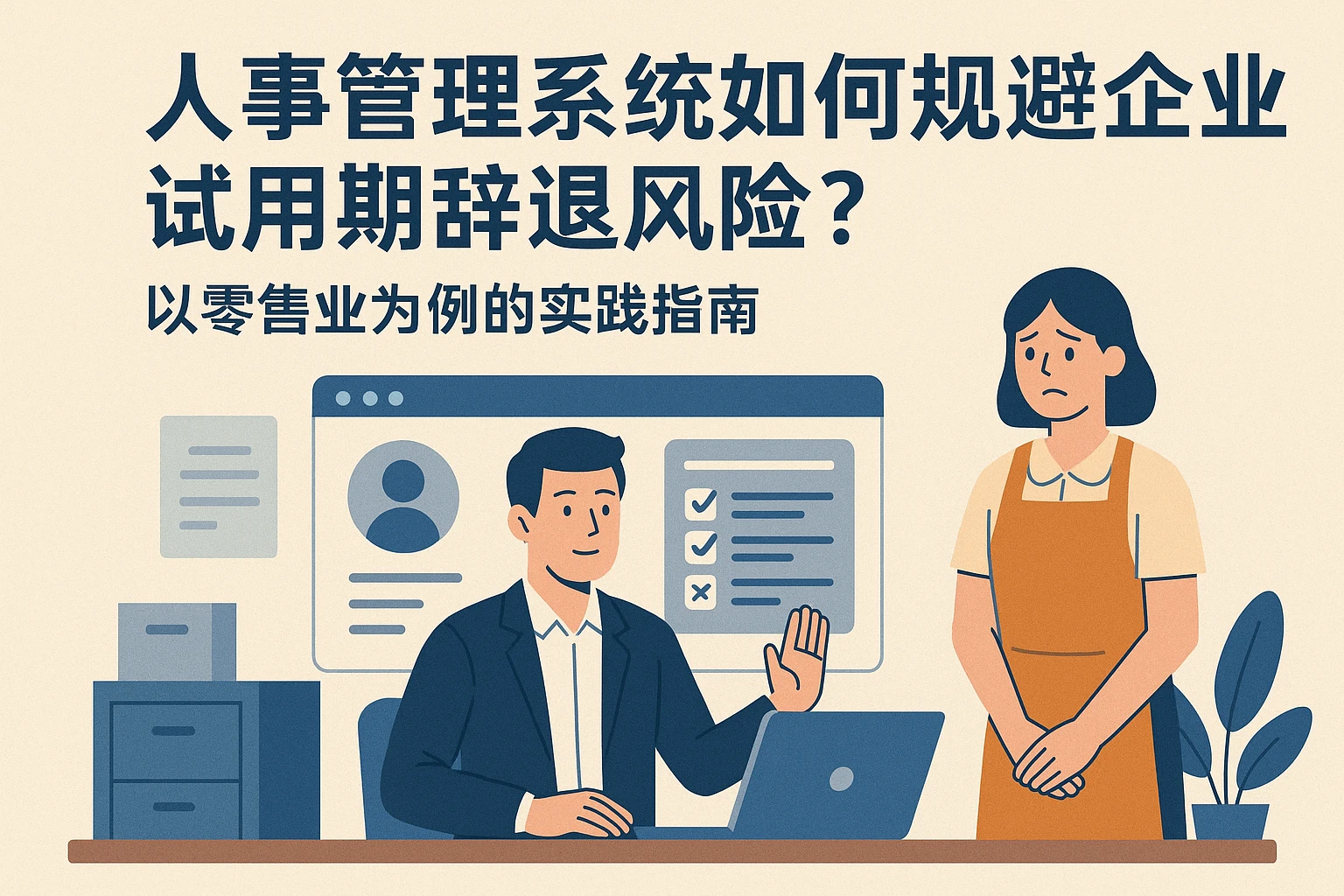 人事管理系统如何规避企业试用期辞退风险？以零售业为例的实践指南
