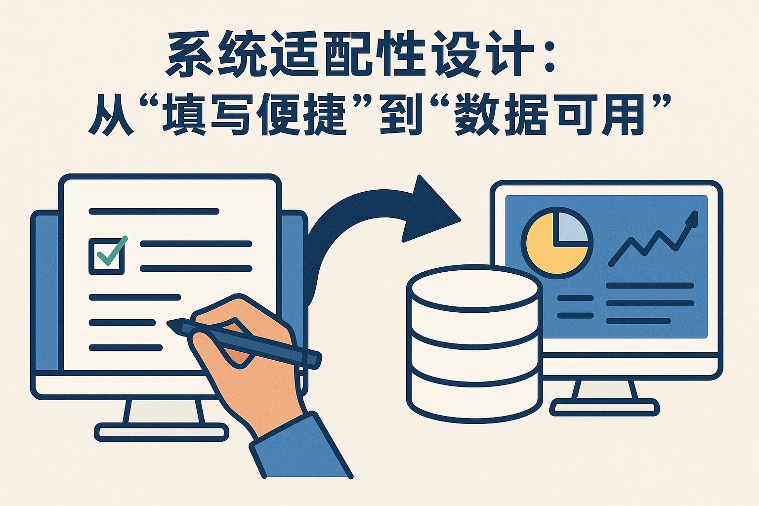 2. 系统适配性设计：从“填写便捷”到“数据可用”