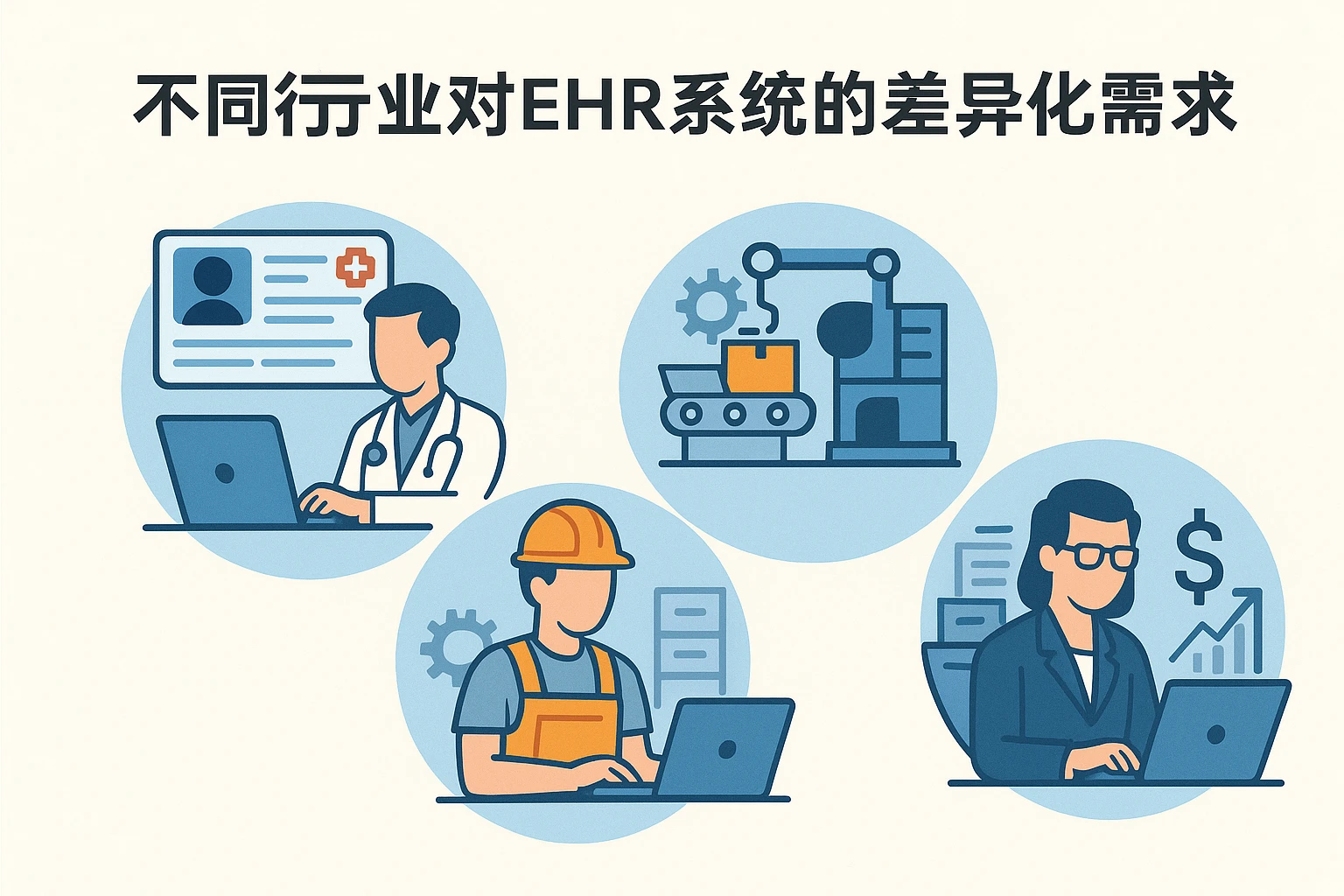 不同行业对EHR系统的差异化需求