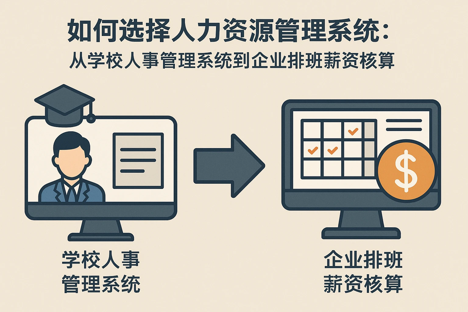 如何选择人力资源管理系统:从学校人事管理系统到企业排班薪资核算