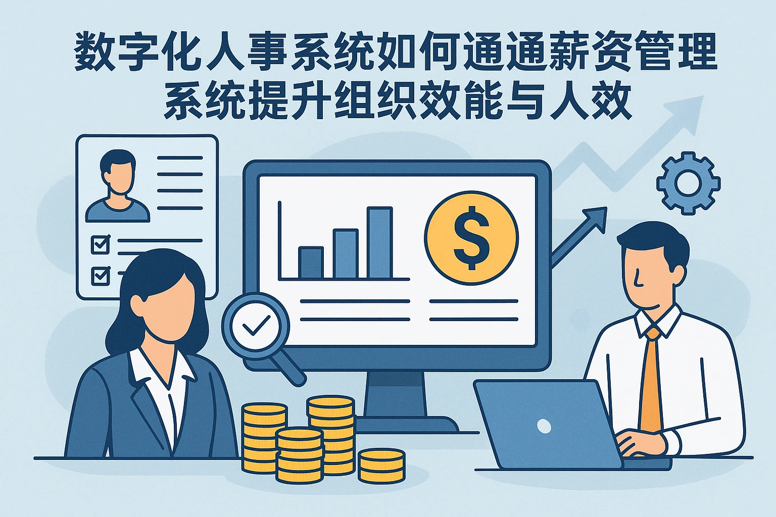 数字化人事系统如何通过薪资管理系统提升组织效能与人效
