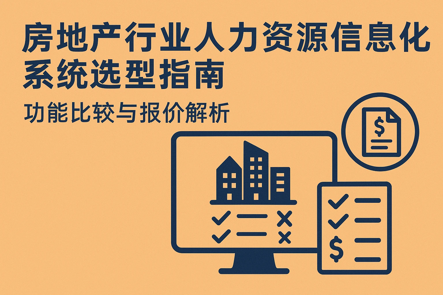 房地产行业人力资源信息化系统选型指南:功能比较与报价解析