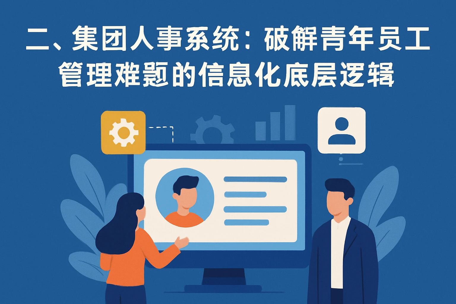 二、集团人事系统:破解青年员工管理难题的信息化底层逻辑