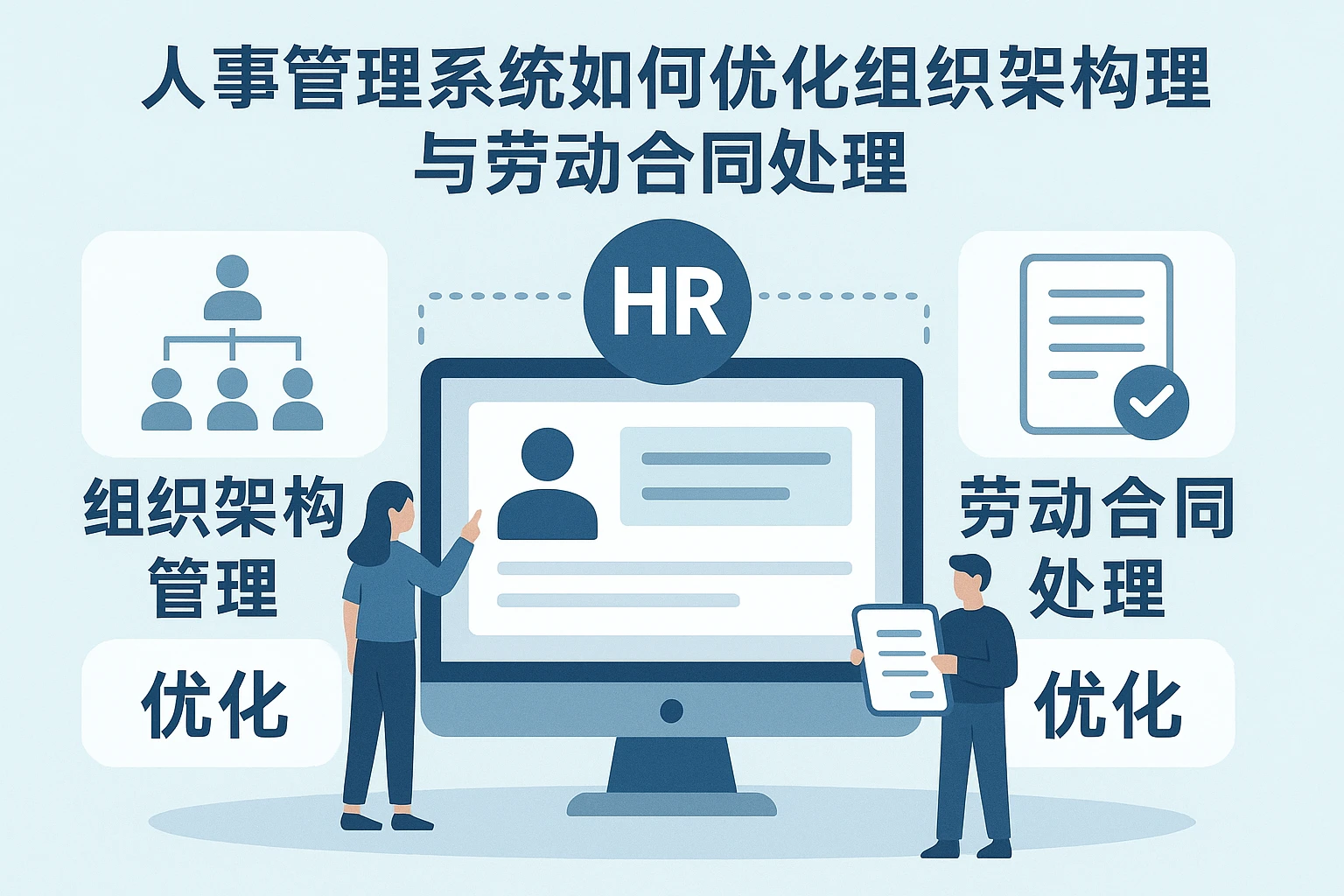 人事管理系统如何优化组织架构管理与劳动合同处理