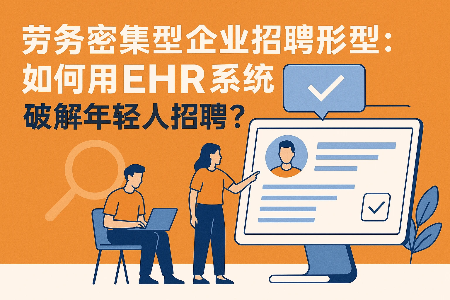 劳务密集型企业招聘转型：如何用EHR系统破解年青人招聘困局？