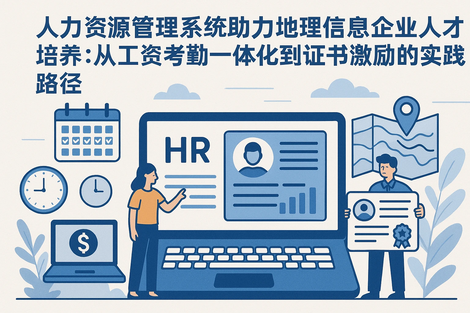 人力资源管理系统助力地理信息企业人才培养：从工资考勤一体化到证书激励的实践路径