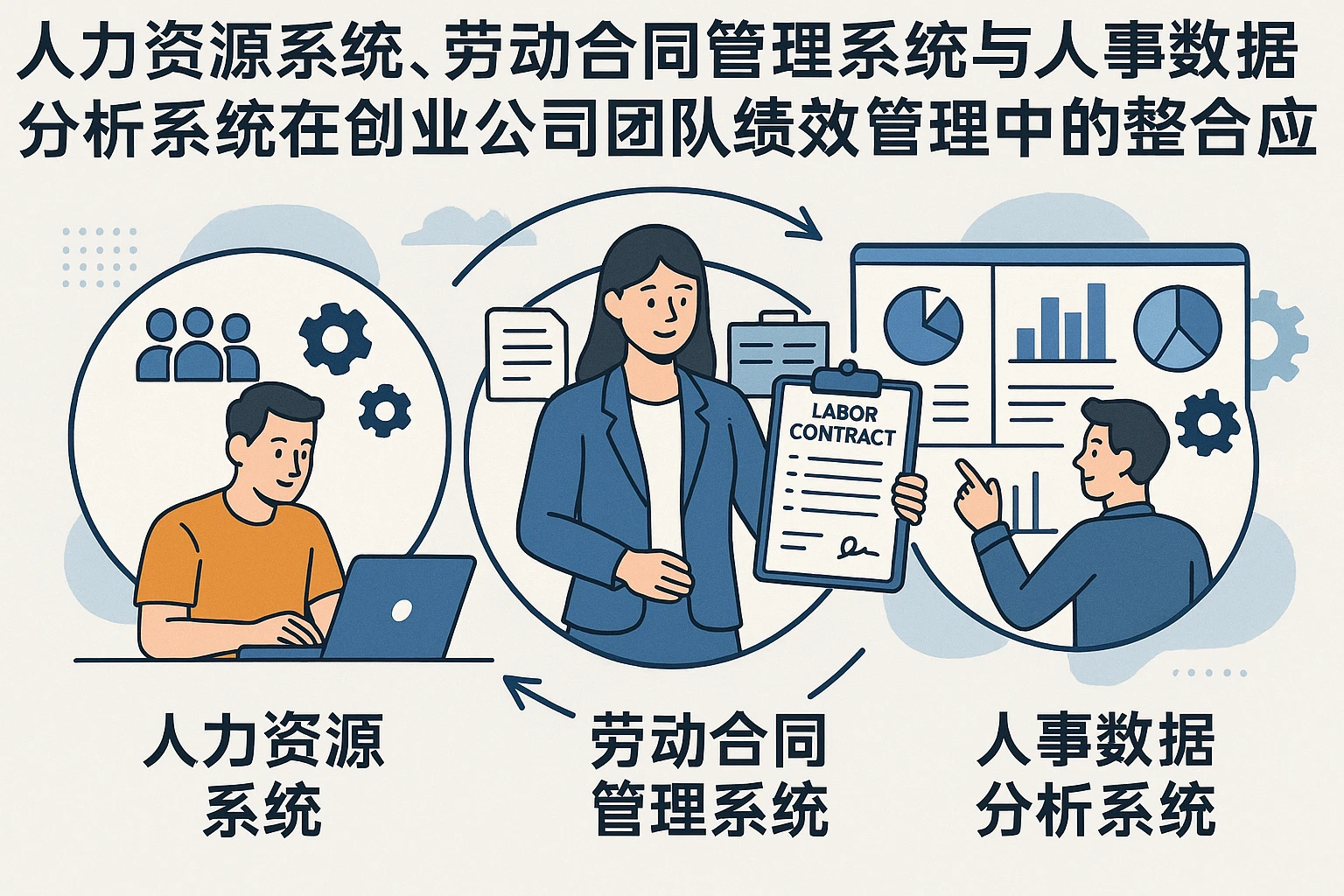 人力资源系统、劳动合同管理系统与人事数据分析系统在创业公司团队绩效管理中的整合应用