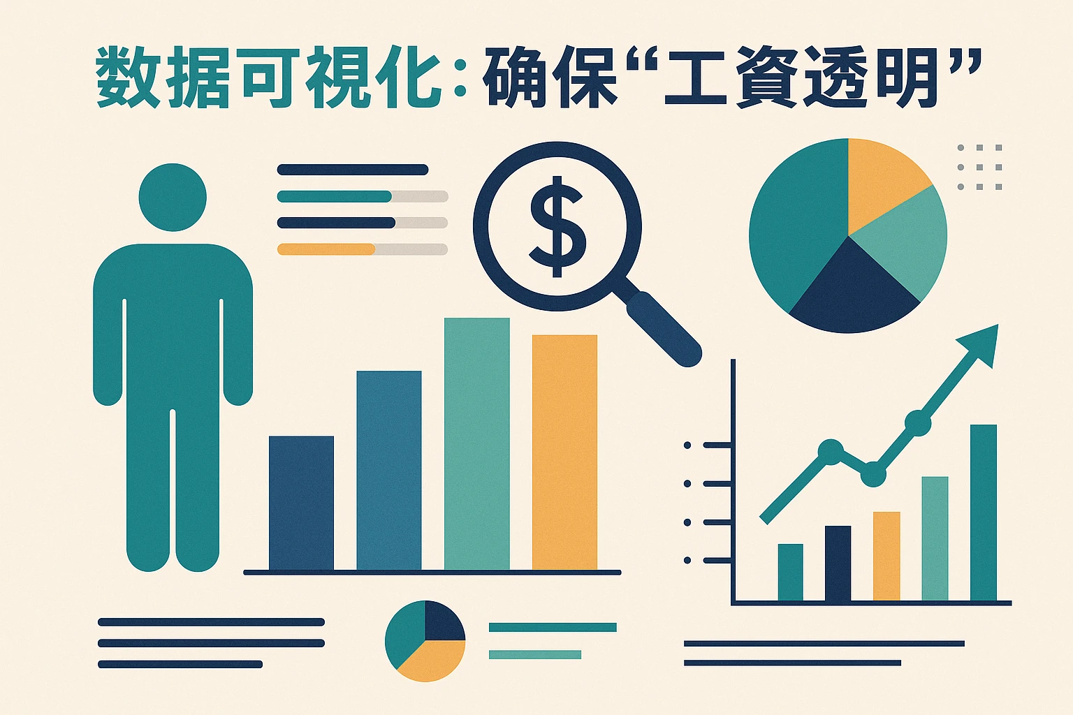 2. 数据可视化:确保“工资透明”