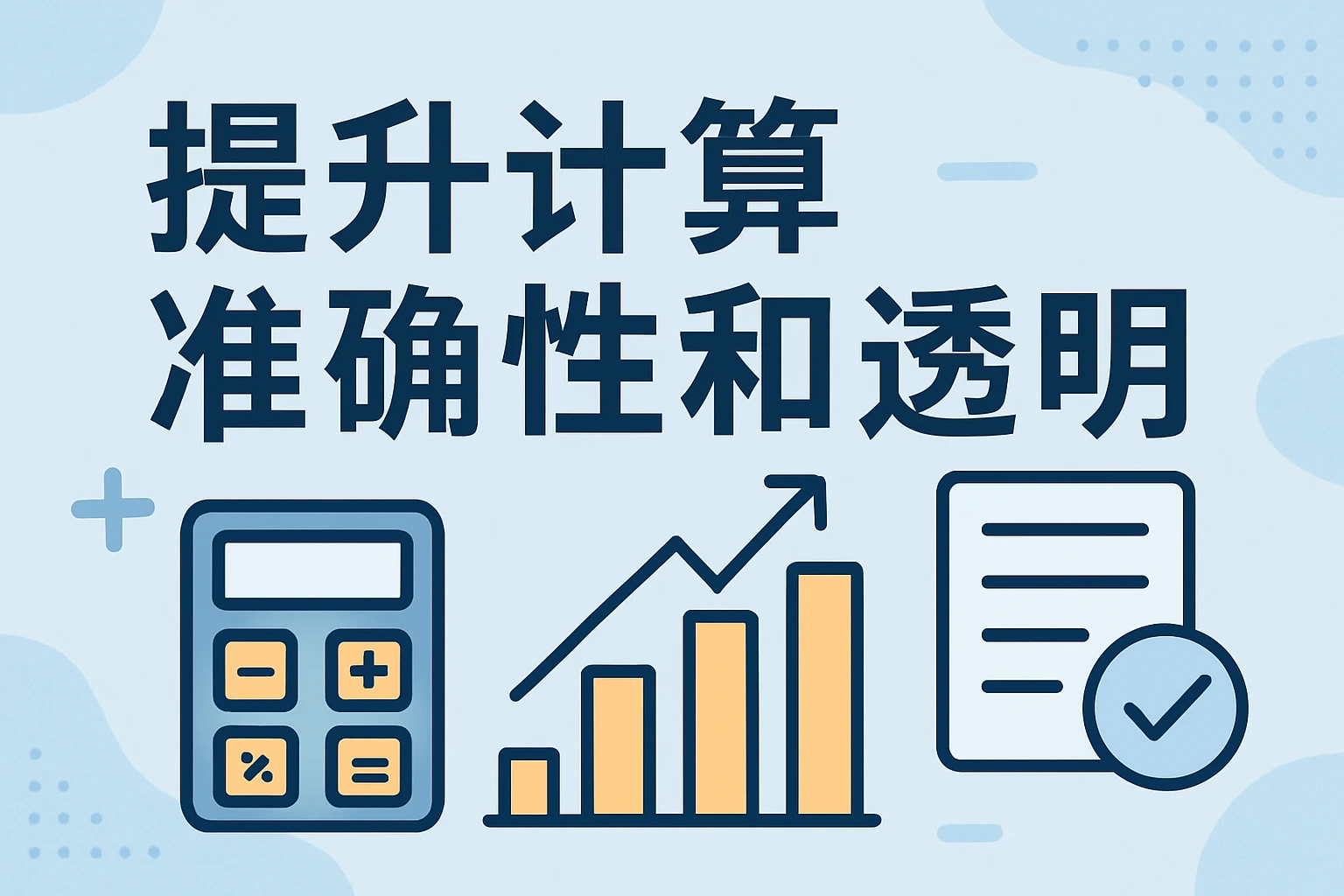 提升计算准确性和透明度