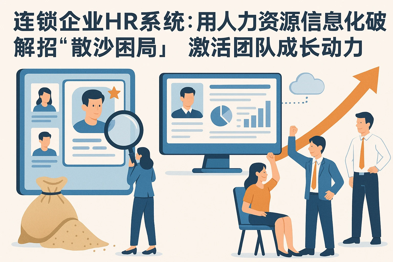 连锁企业HR系统：用人力资源信息化破解招聘“散沙困局”，激活团队成长动力