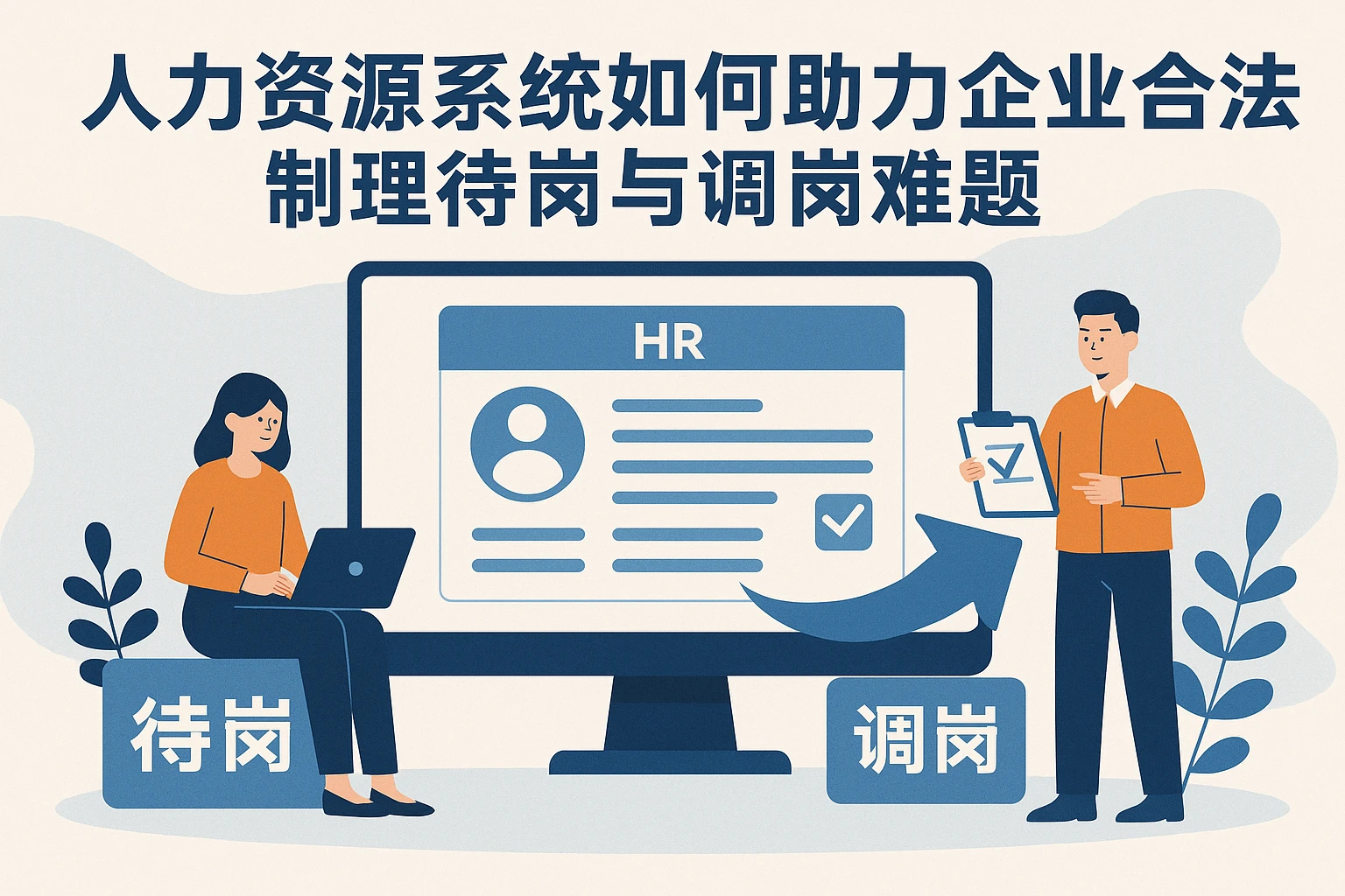 人力资源系统如何助力企业合法处理待岗与调岗难题