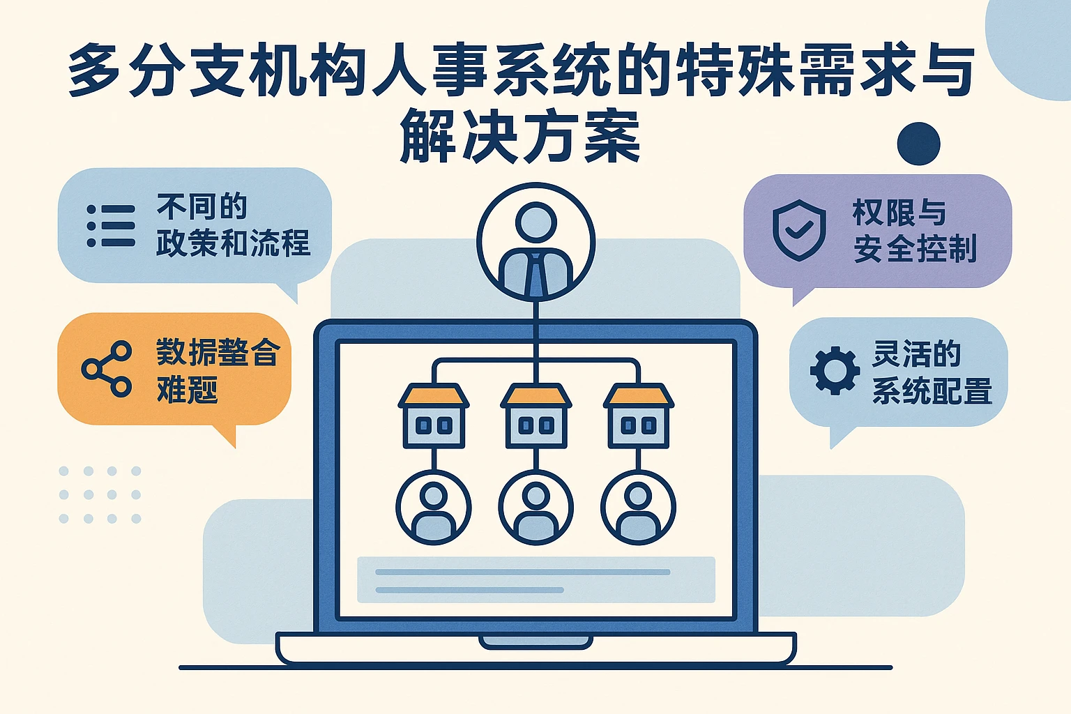 多分支机构人事系统的特殊需求与解决方案