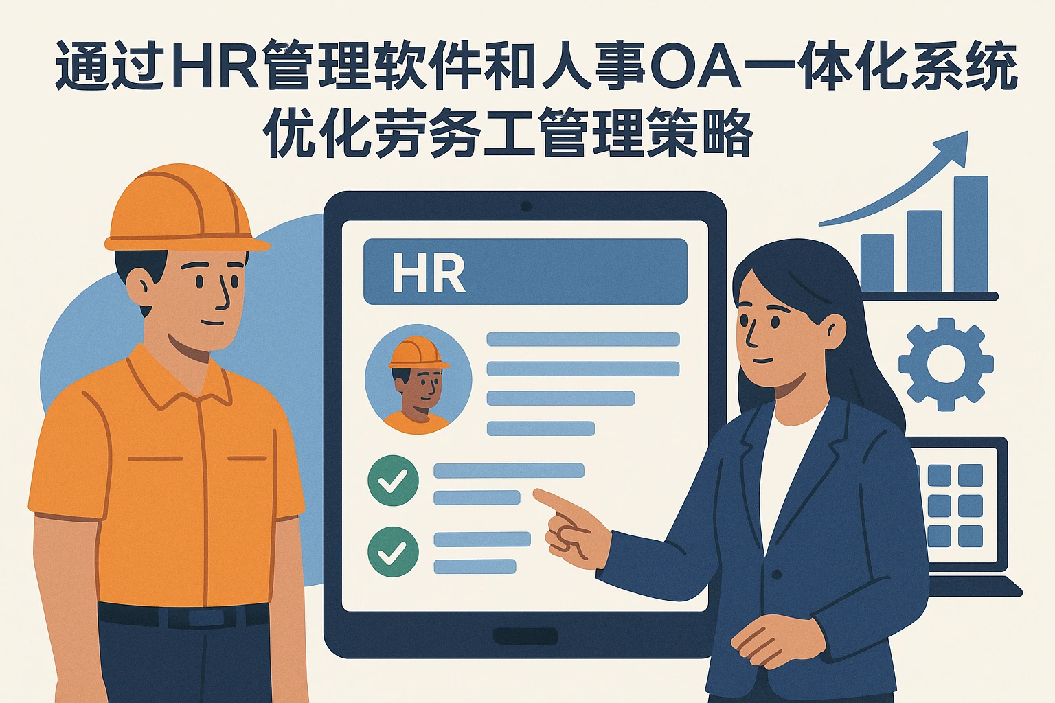 通过HR管理软件和人事OA一体化系统优化劳务工管理策略