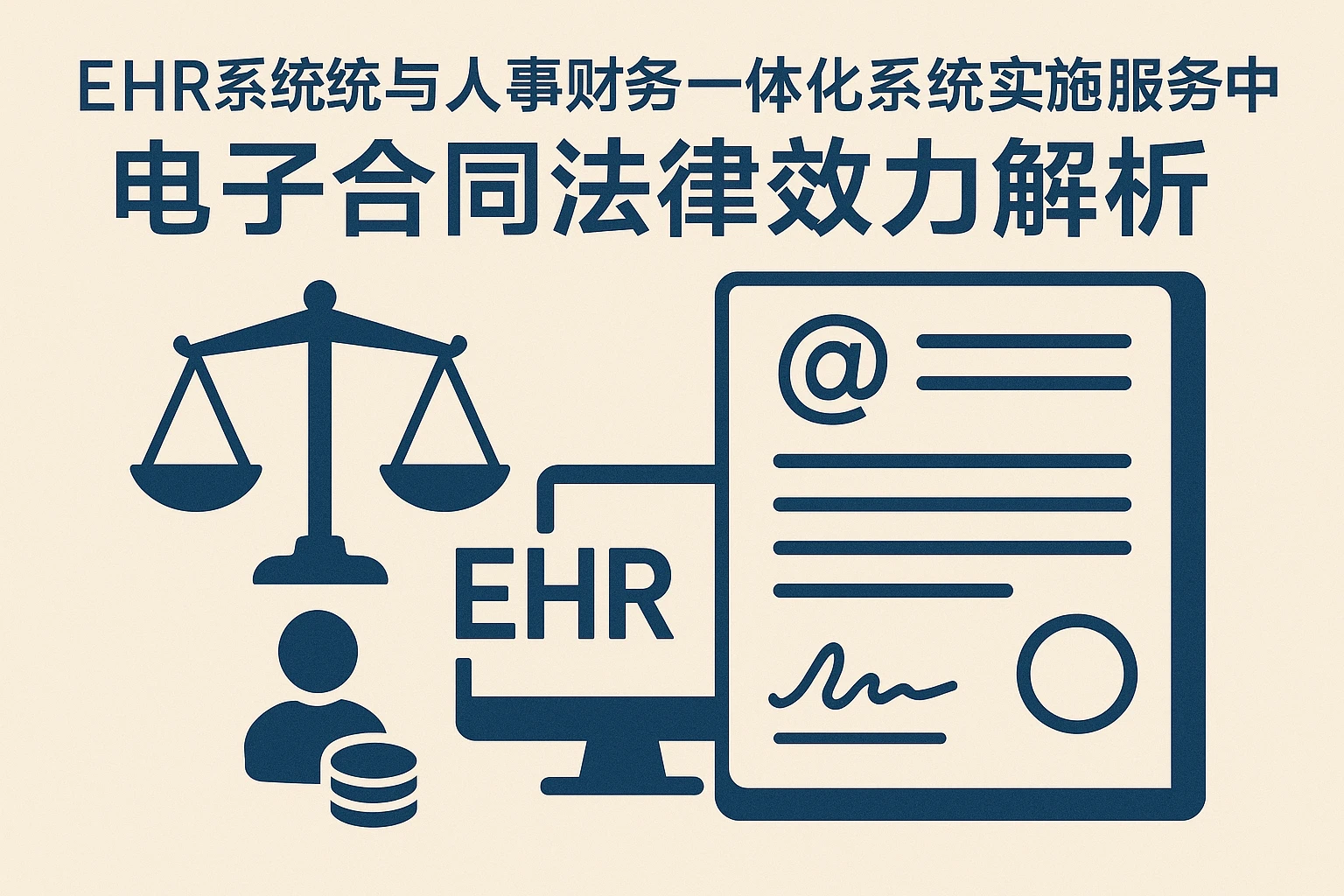 EHR系统与人事财务一体化系统实施服务中的电子合同法律效力解析