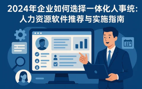 2024年企业如何选择一体化人事系统：人力资源软件推荐与实施指南