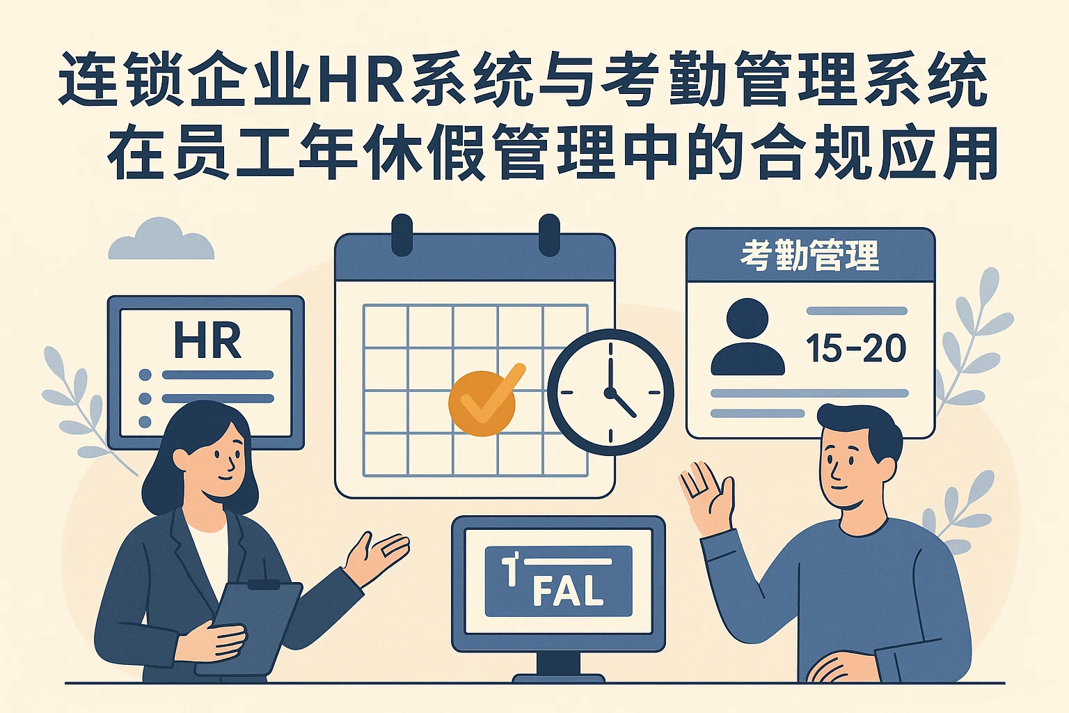 连锁企业HR系统与考勤管理系统在员工年休假管理中的合规应用