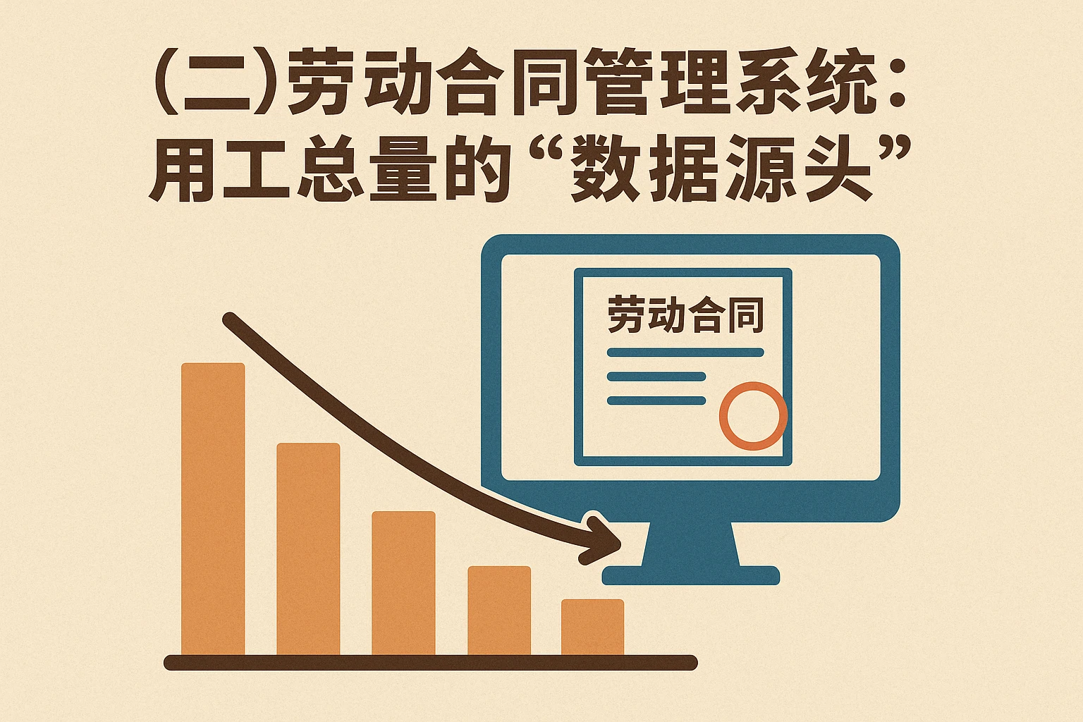 （二）劳动合同管理系统：用工总量的“数据源头”