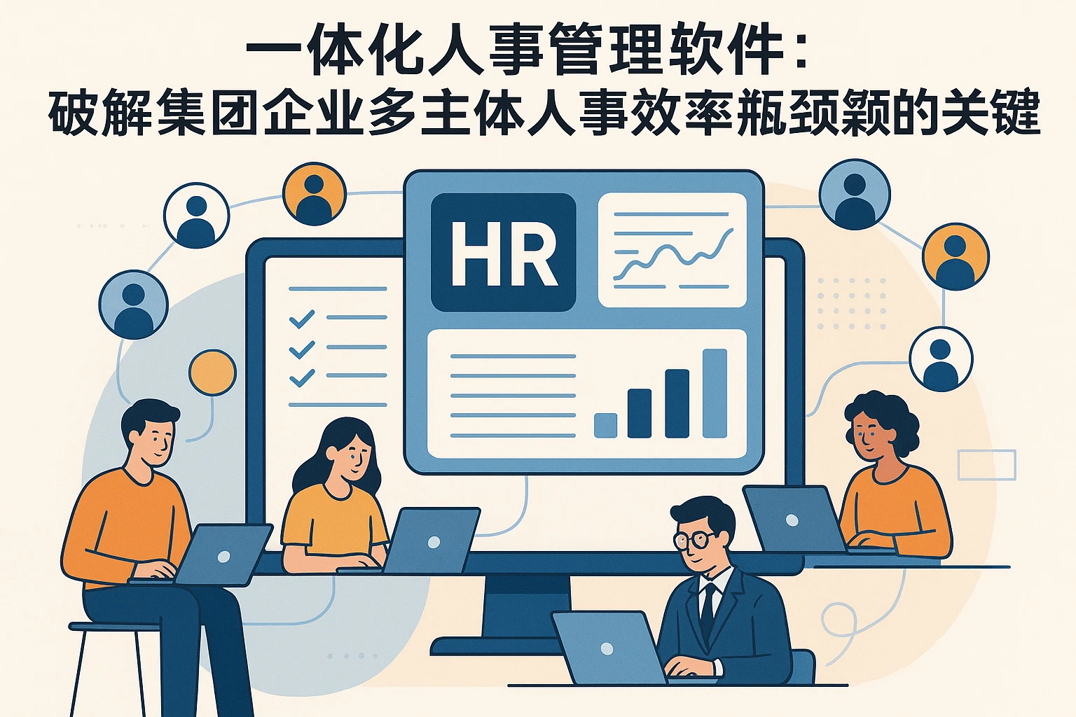 一体化人事管理软件:破解集团企业多主体人事效率瓶颈的关键