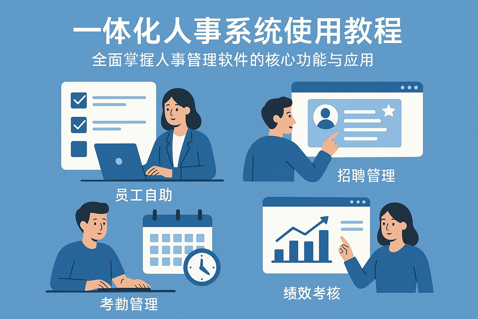 一体化人事系统使用教程：全面掌握人事管理软件的核心功能与应用