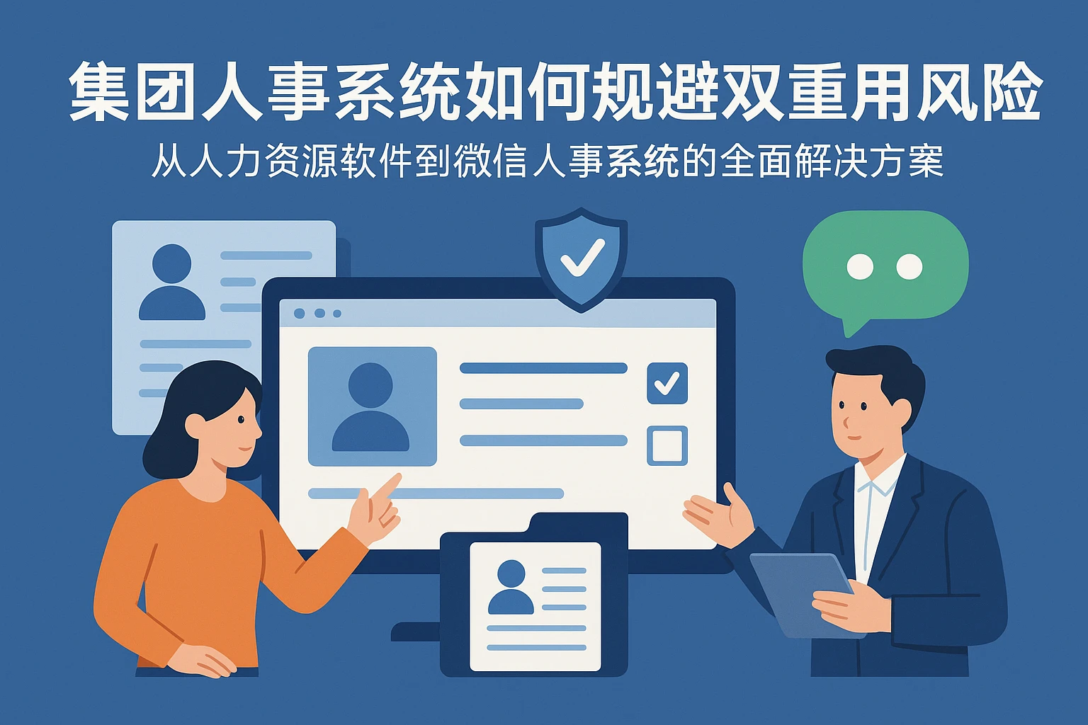 集团人事系统如何规避双重用工风险：从人力资源软件到微信人事系统的全面解决方案