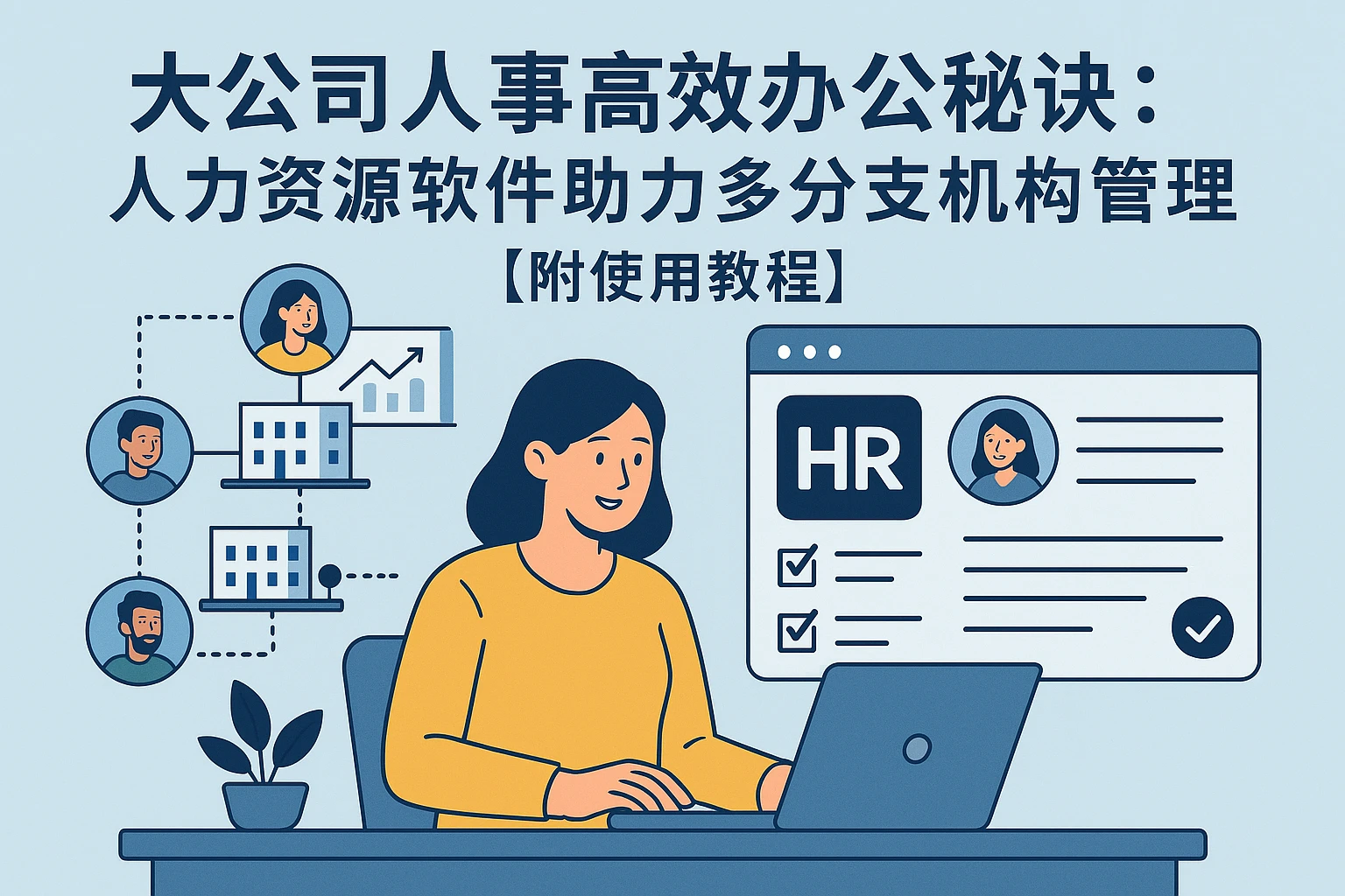 大公司人事高效办公秘诀：人力资源软件助力多分支机构管理（附使用教程）