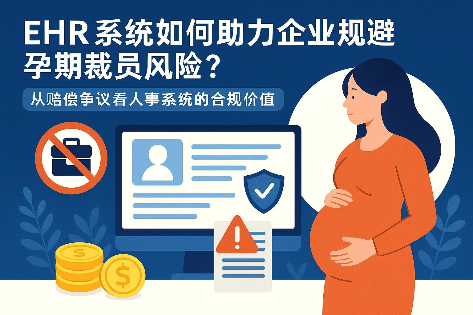 EHR系统如何助力企业规避孕期裁员风险？从赔偿争议看人事系统的合规价值