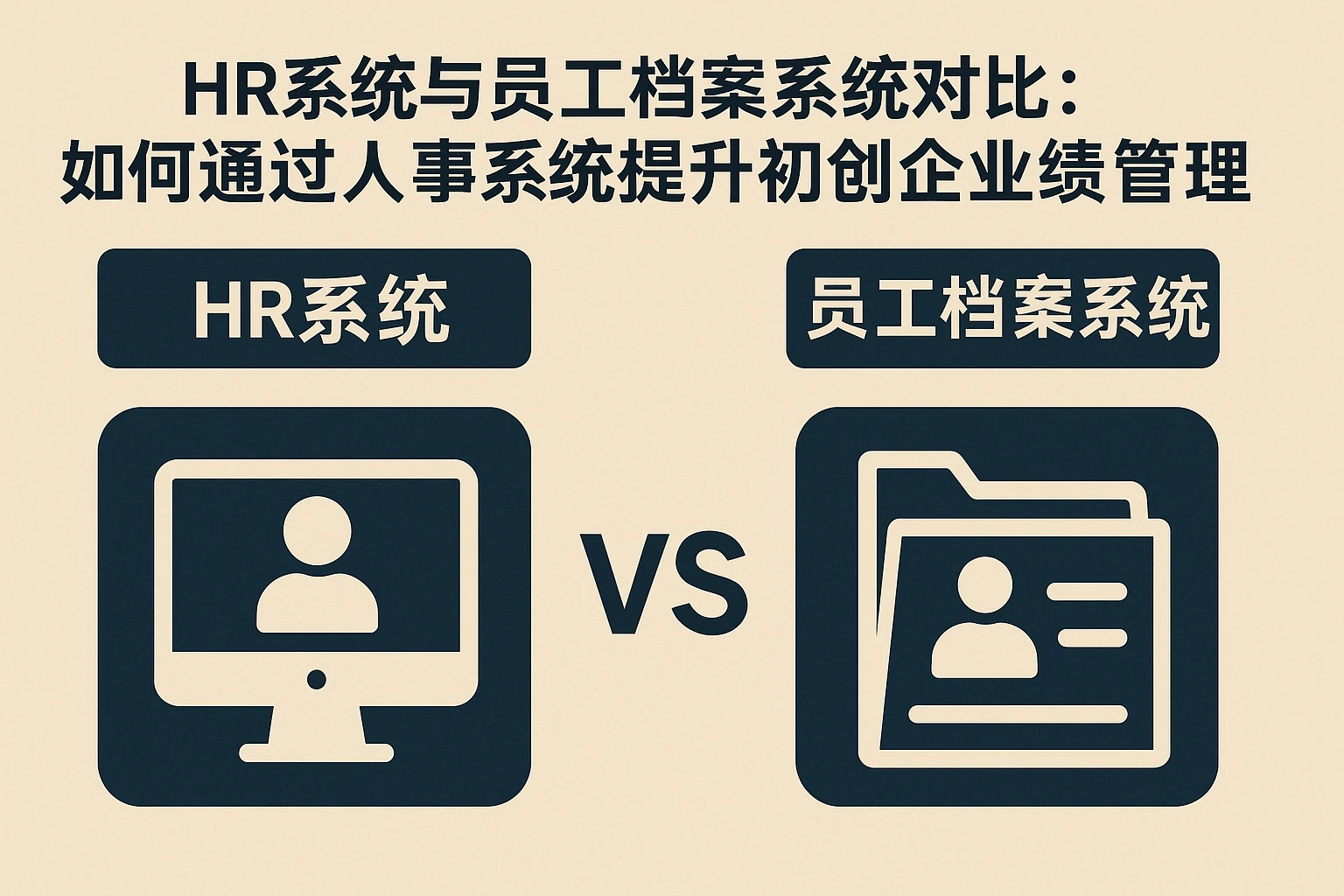 HR系统与员工档案系统对比：如何通过人事系统提升初创企业绩效管理