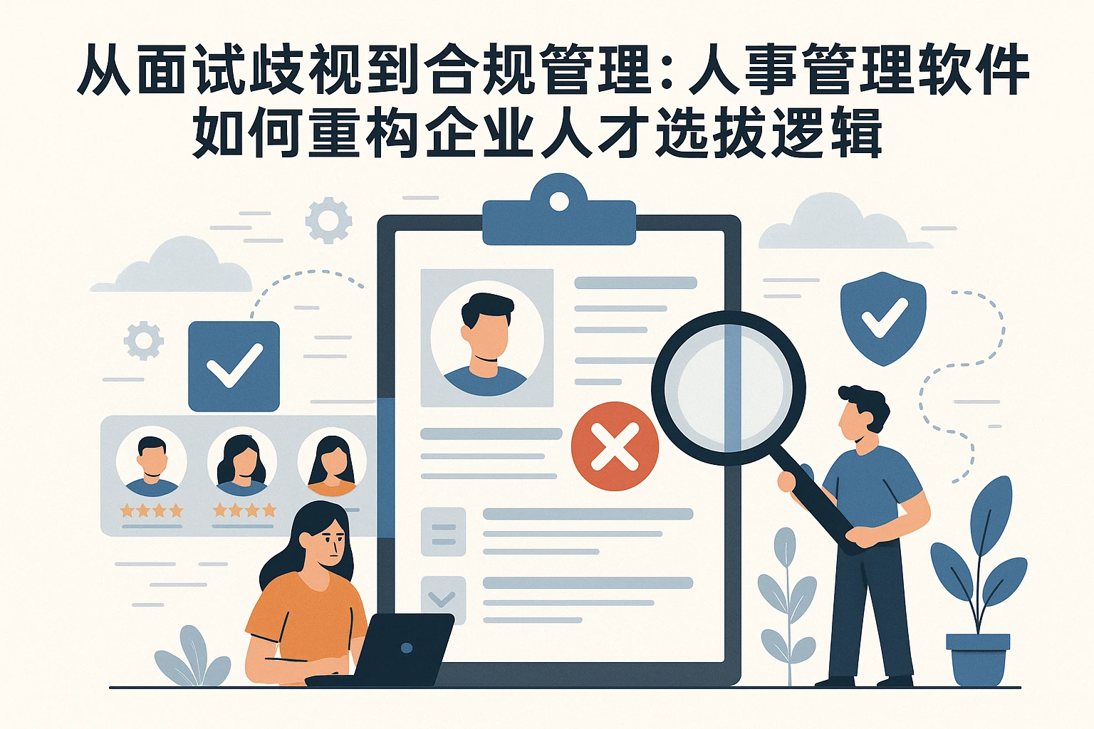 从面试歧视到合规管理:人事管理软件如何重构企业人才选拔逻辑