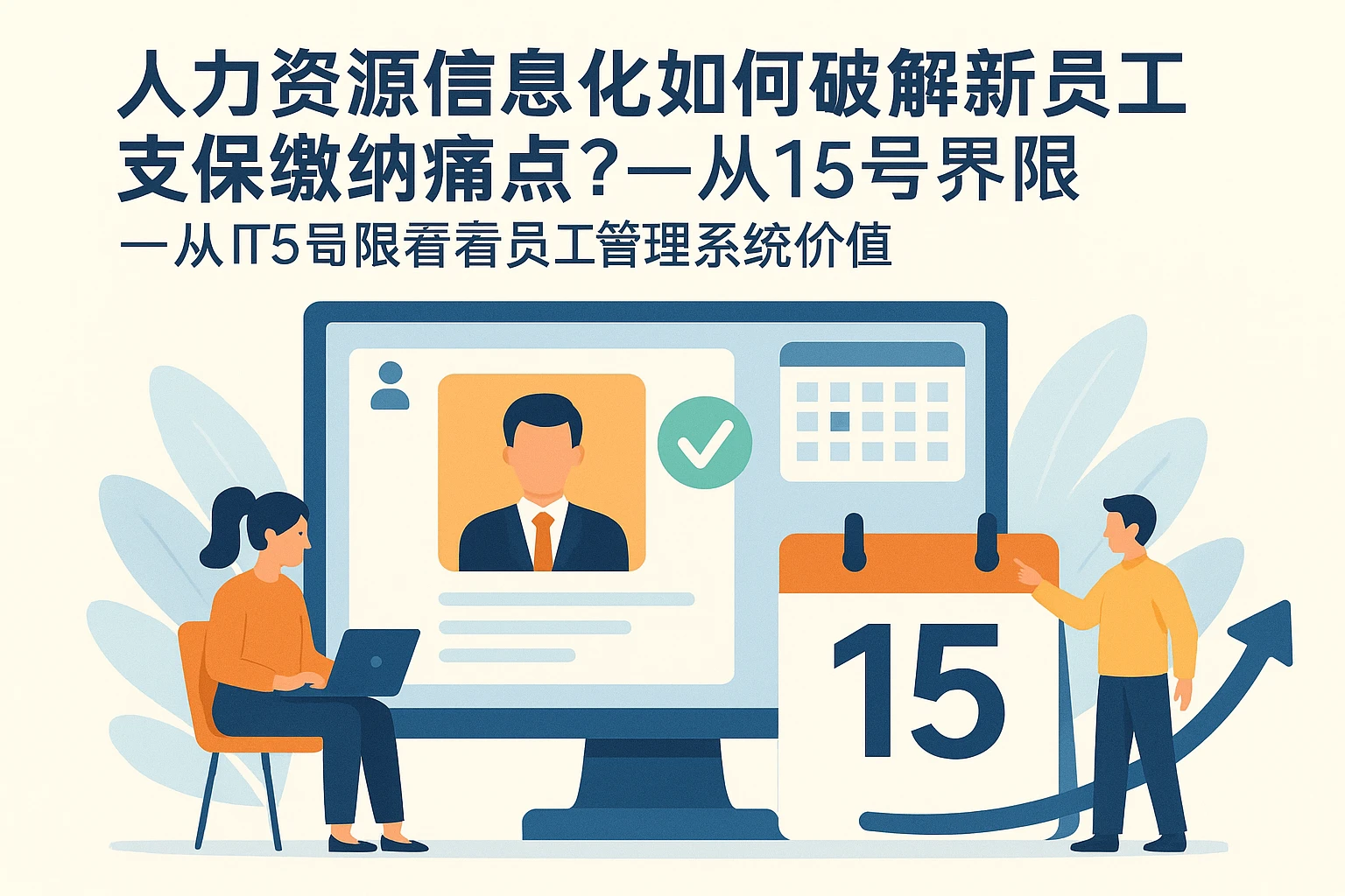 人力资源信息化系统如何破解新员工社保缴纳痛点？——从15号界限看员工管理系统的价值