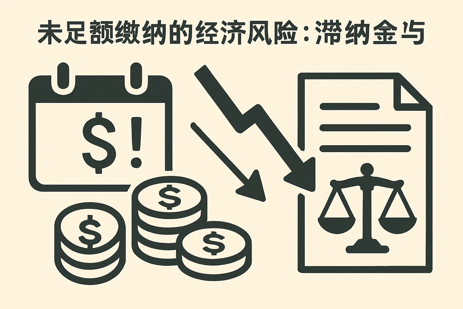 2. 未足额缴纳的经济风险：滞纳金与赔偿责任