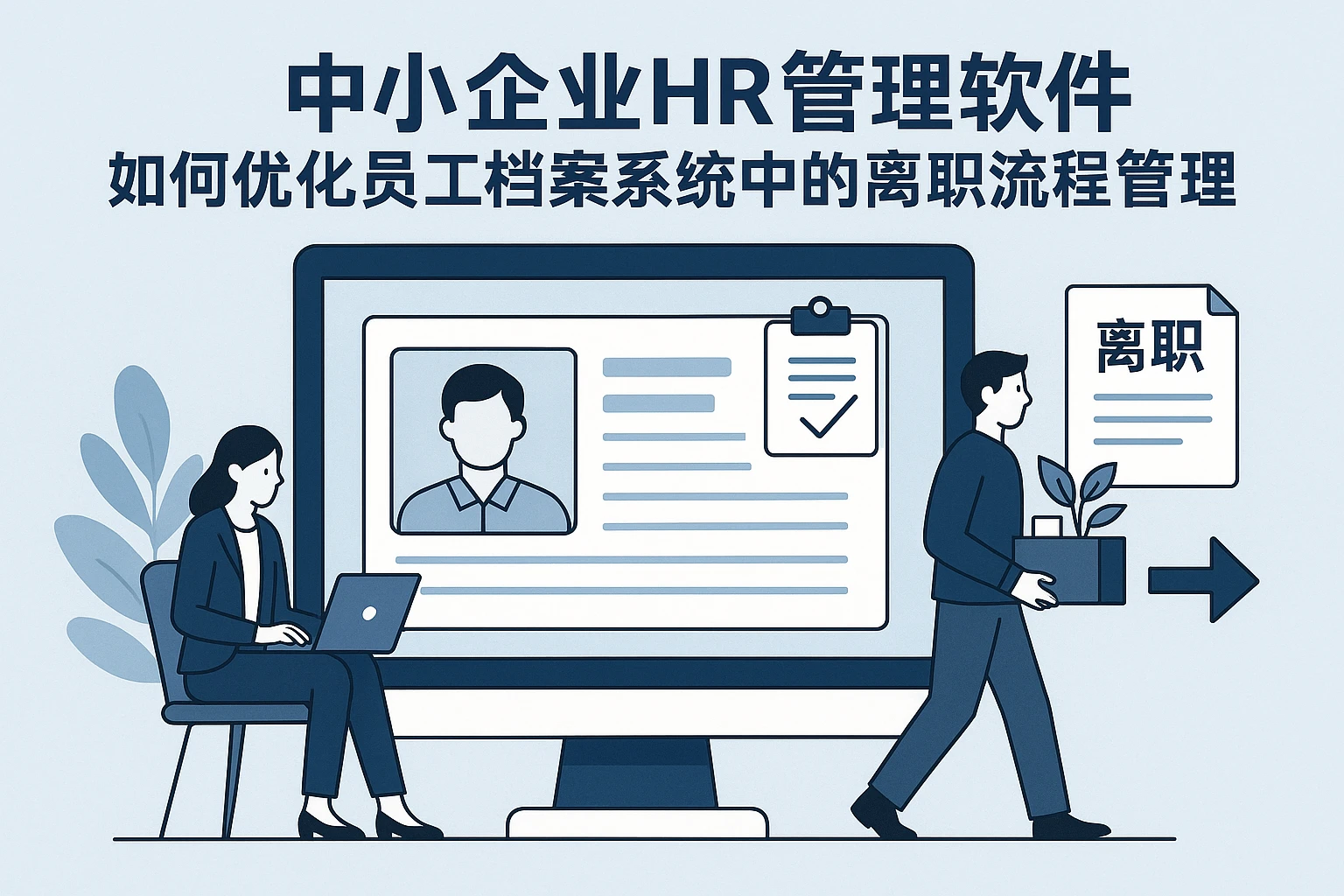 中小企业HR管理软件如何优化员工档案系统中的离职流程管理