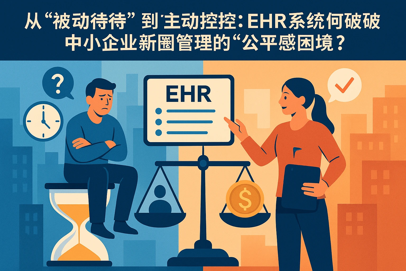 从“被动等待”到“主动掌控”：EHR系统如何破解中小企业薪酬管理的“公平感困境”？