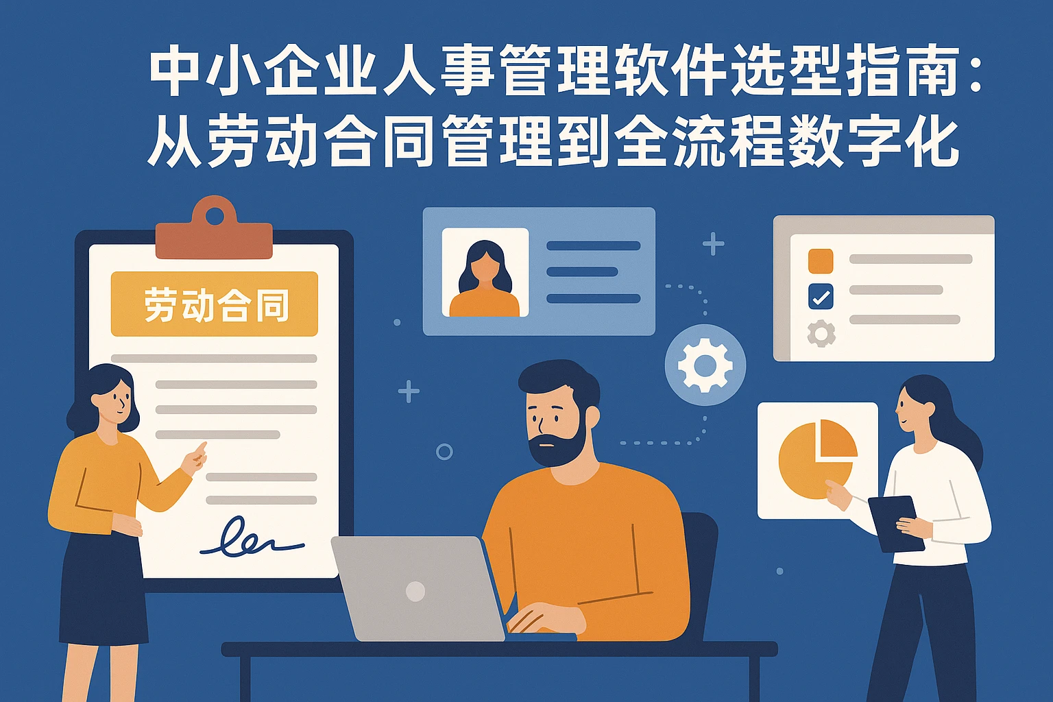 中小企业人事管理软件选型指南:从劳动合同管理到全流程数字化