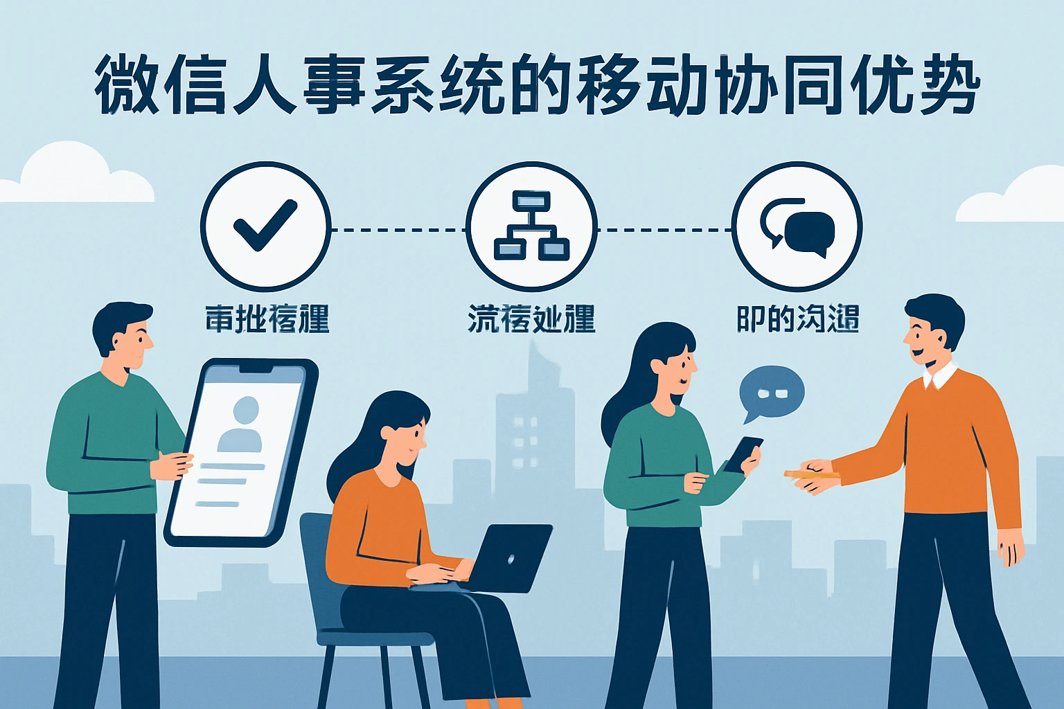 微信人事系统的移动协同优势