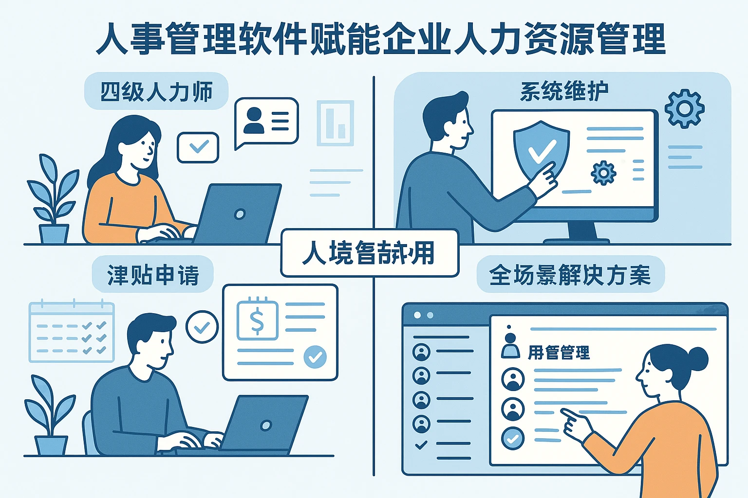人事管理软件赋能企业人力资源管理:从四级人力师津贴申请到系统维护的全场景解决方案
