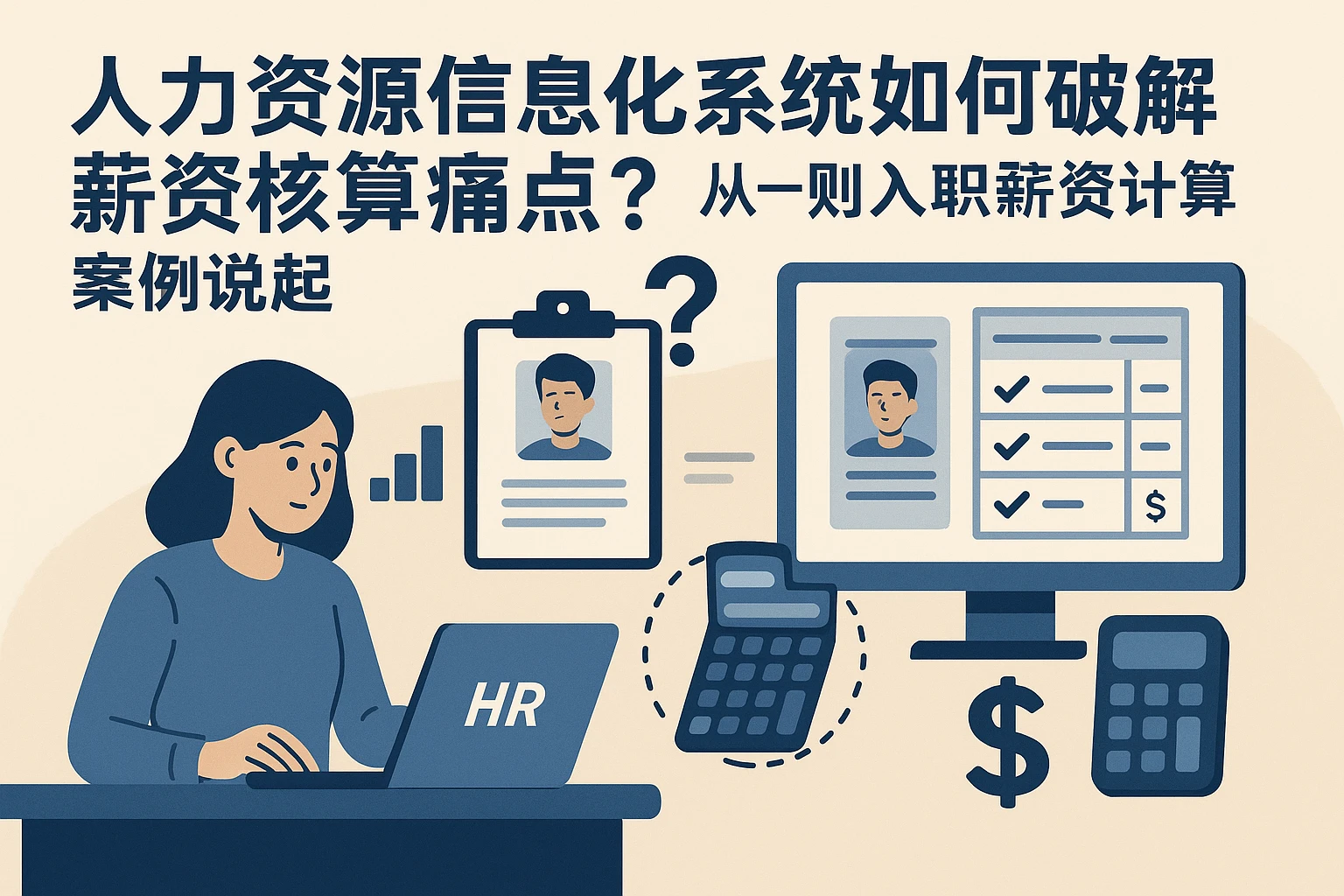 人力资源信息化系统如何破解薪资核算痛点？从一则入职薪资计算案例说起